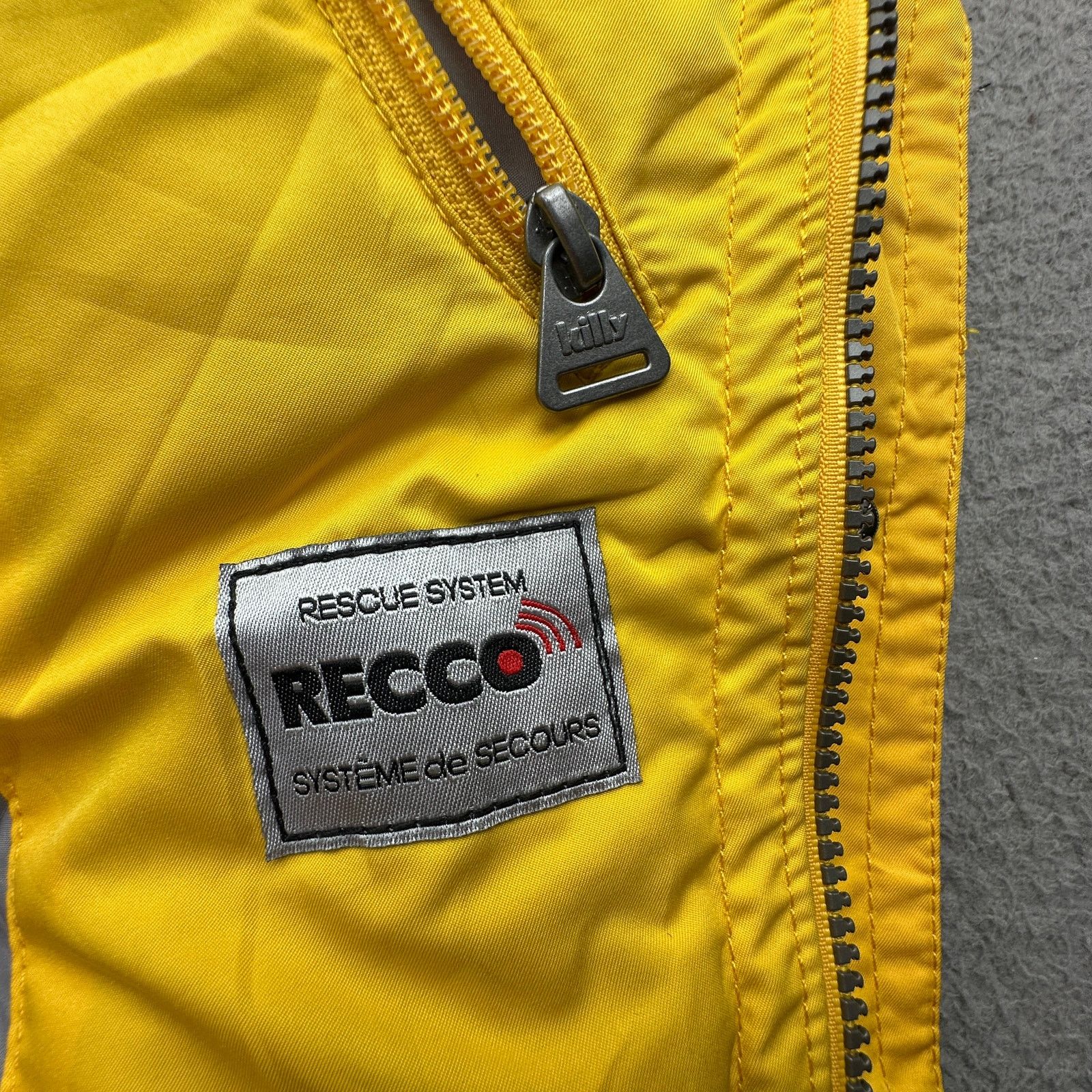 Other Killy Recco Jacket Mens 44 Large Yellow Ski Polyester Hooded Size US L / EU 52-54 / 3 - 16 Thumbnail