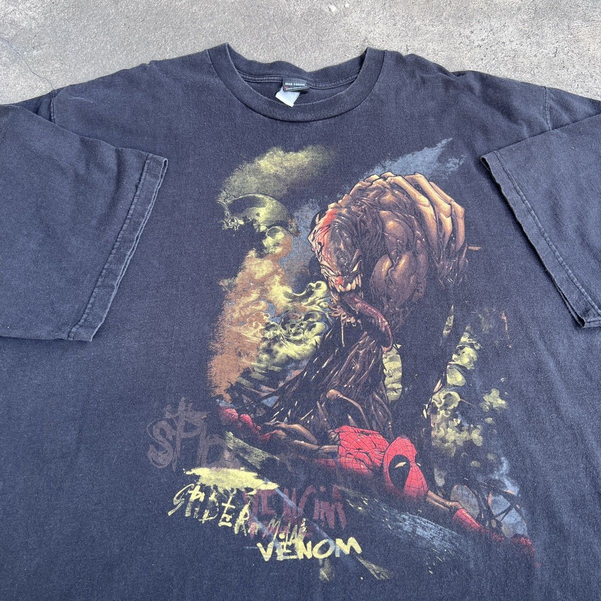 Marvel Comics Vintage Y2K Venom Spider-Man Tee 5XL Oversized Size US XXL / EU 58 / 5 - 2 Thumbnail