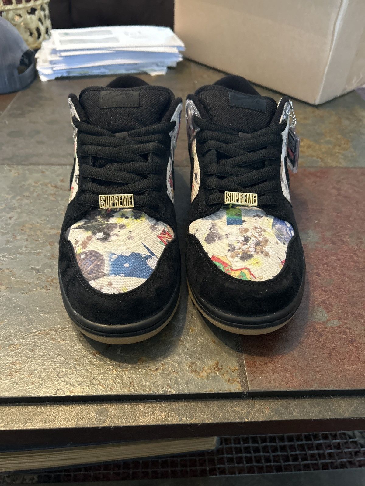 Nike SB Nike SB Dunk Low x Supreme Rammellzee Size US 10.5 / EU 43-44 - 3 Thumbnail