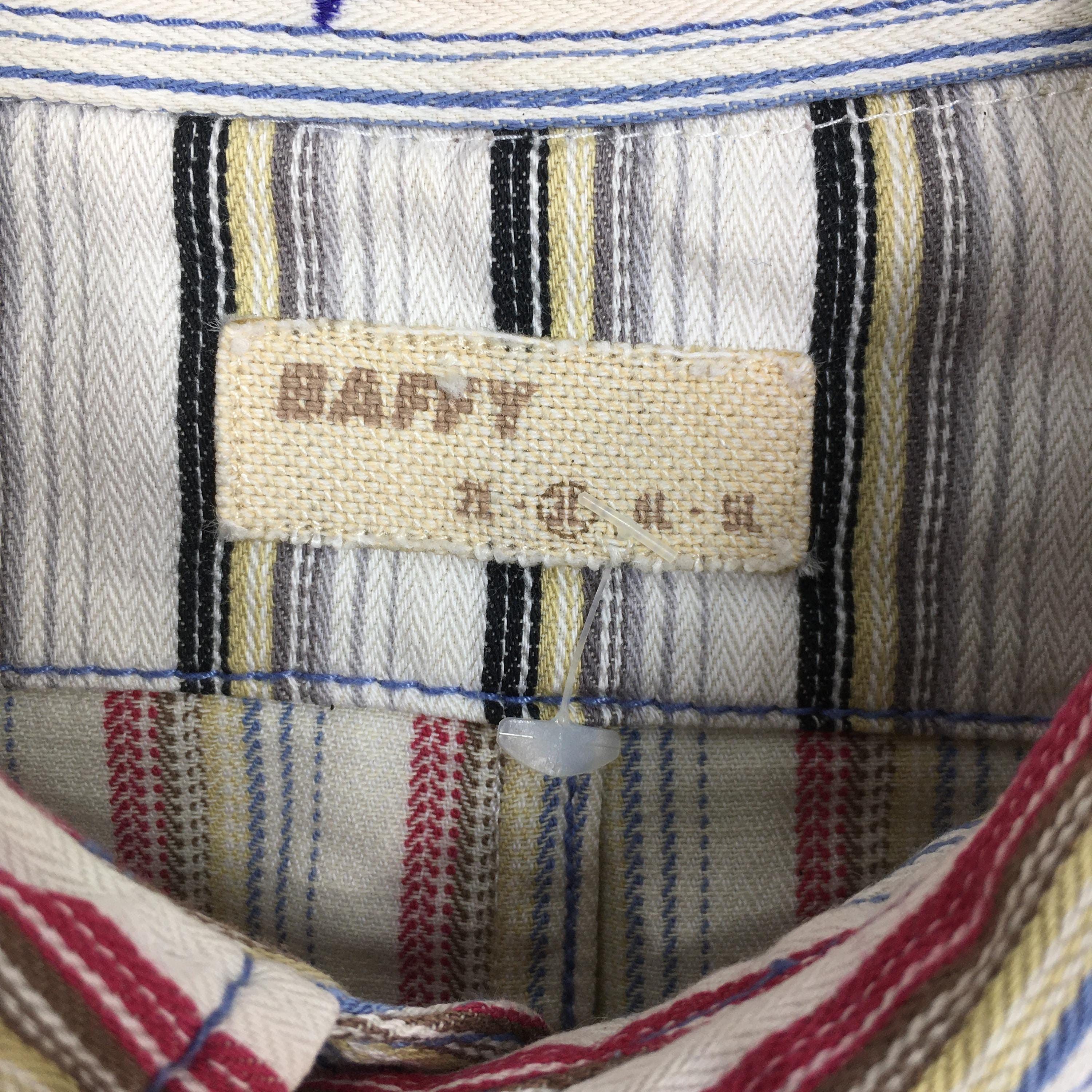 Flannel × Vintage Vintage Baffy Vertical Stripes Flannel Shirt XLarge Size US XL / EU 56 / 4 - 5 Thumbnail