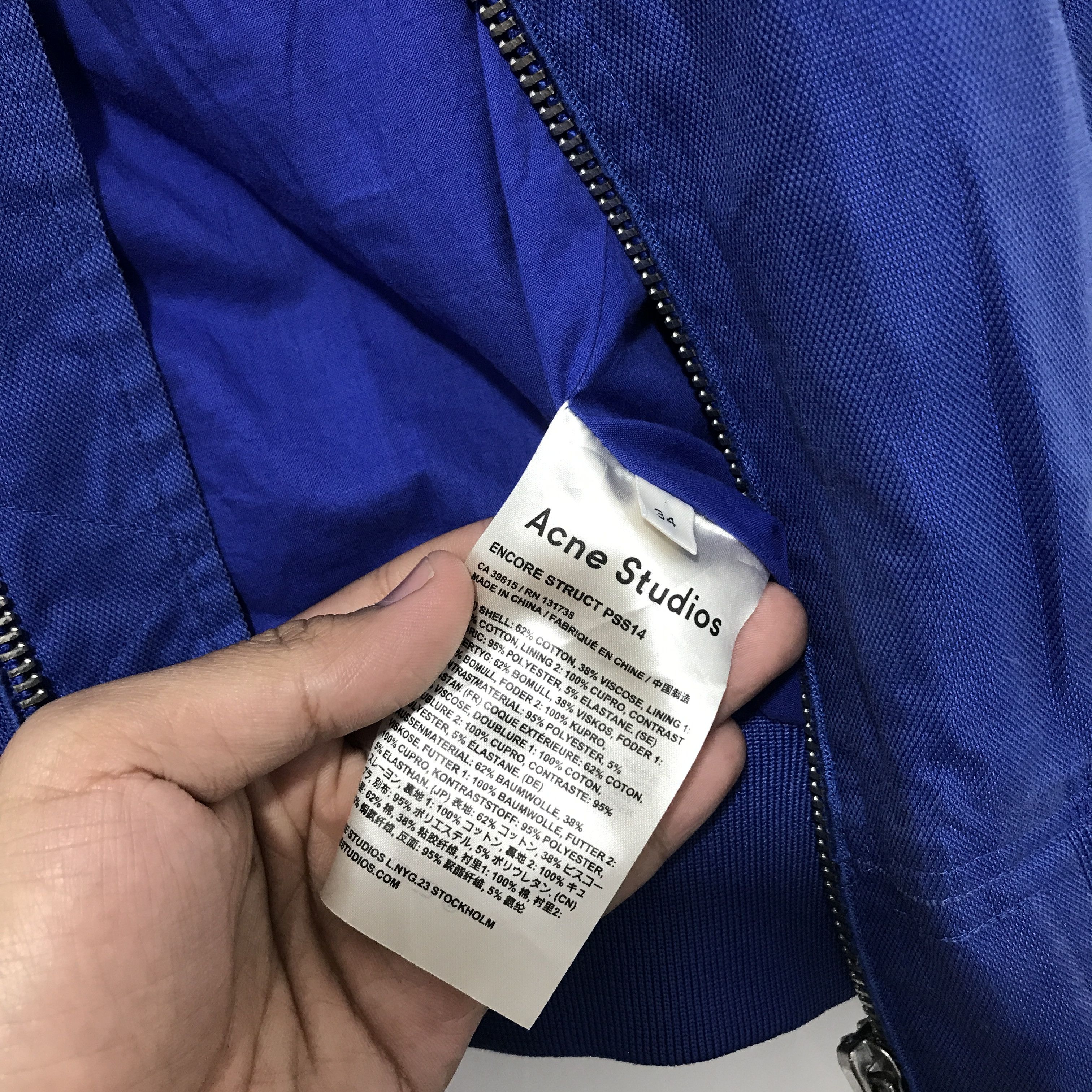 Acne Studios ACNE STUDIOS ENCORE STRUCT PSS14 MA1 JACKET size 34 Size S / US 4 / IT 40 - 8 Thumbnail