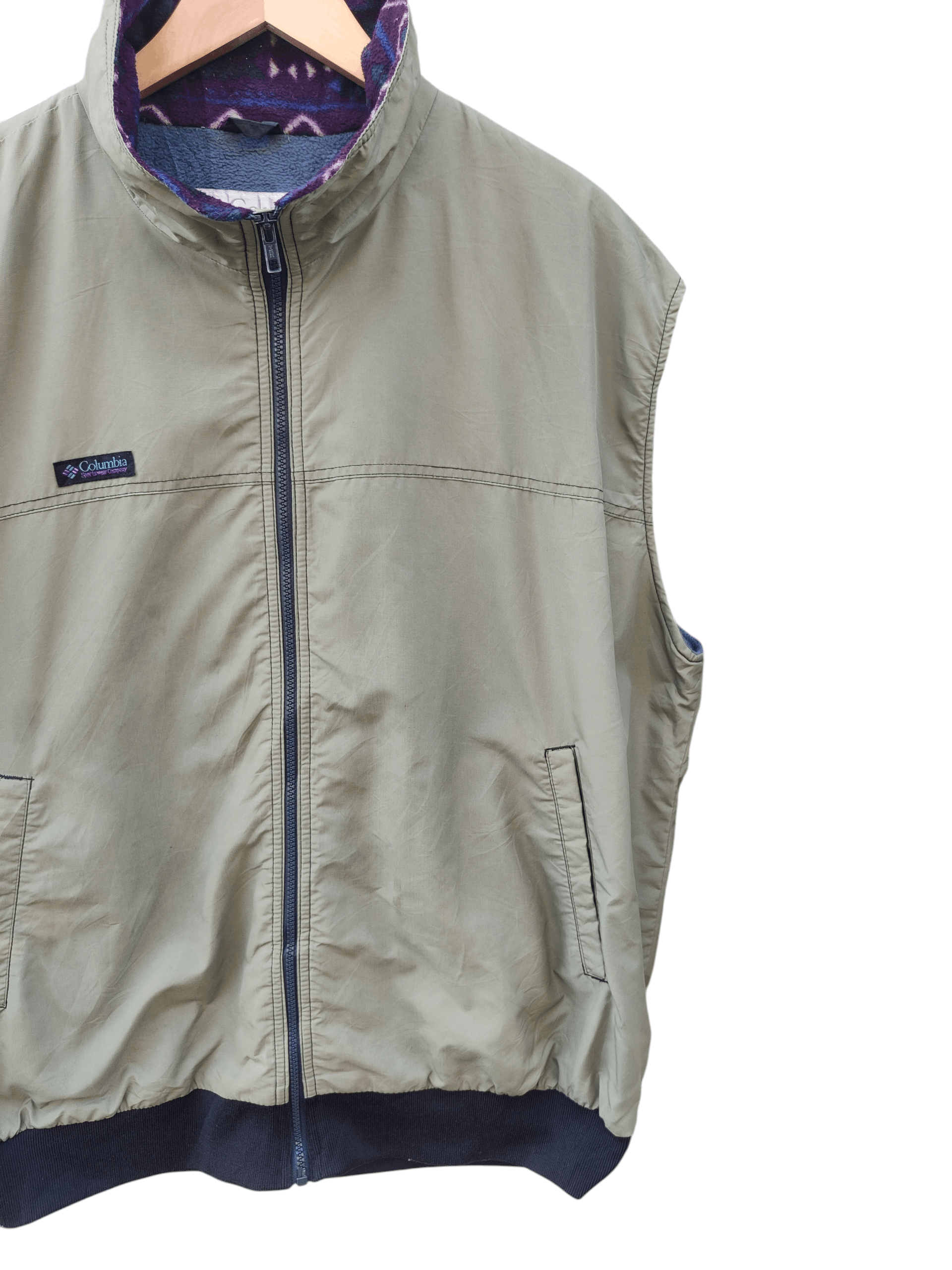 Columbia Vintage Columbia Workwear Vest Jacket Size US XL / EU 56 / 4 - 2 Thumbnail