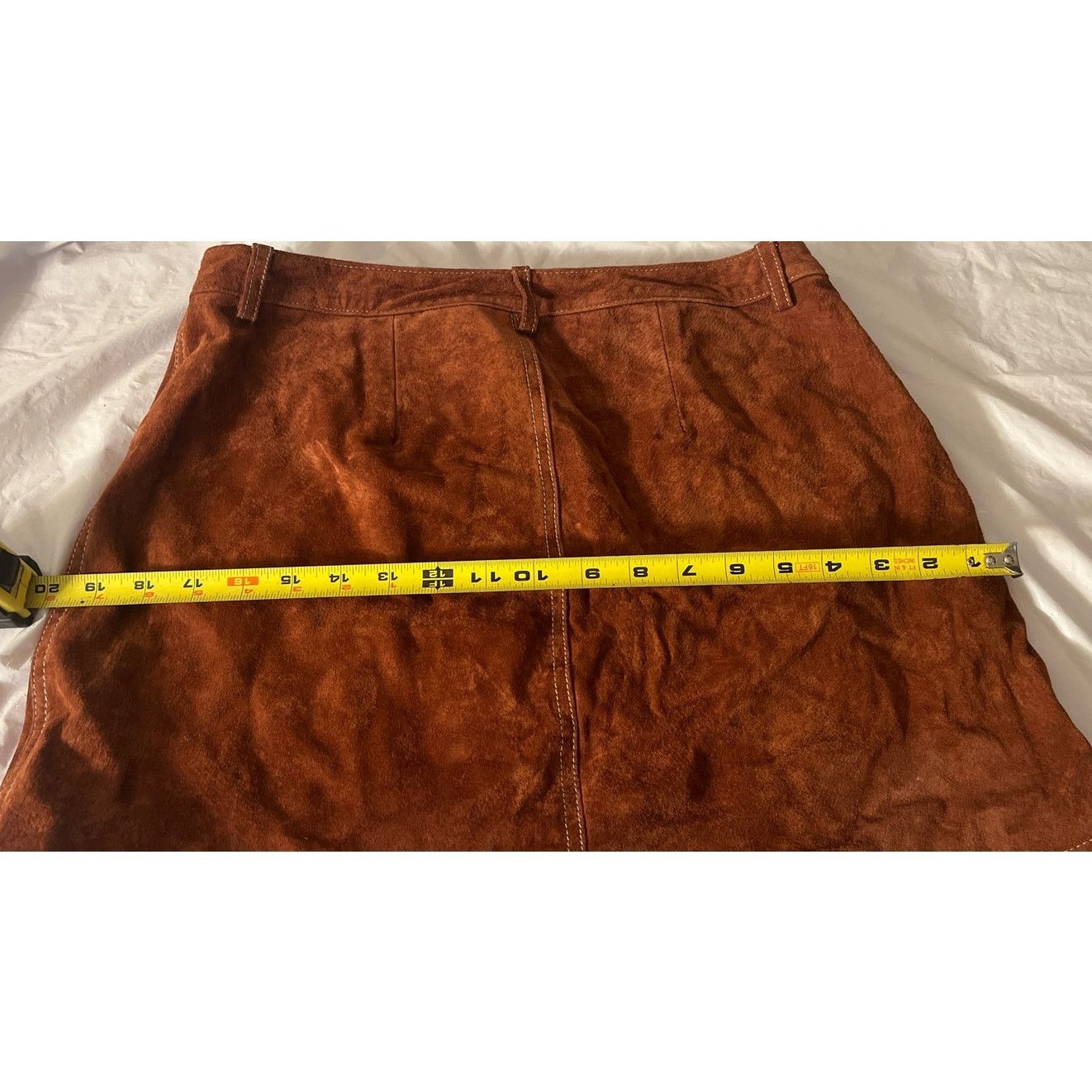 BLANKNYC BLANK NYC Suede Leather Mini Skirt Women's 29 Size 29" - 8 Thumbnail