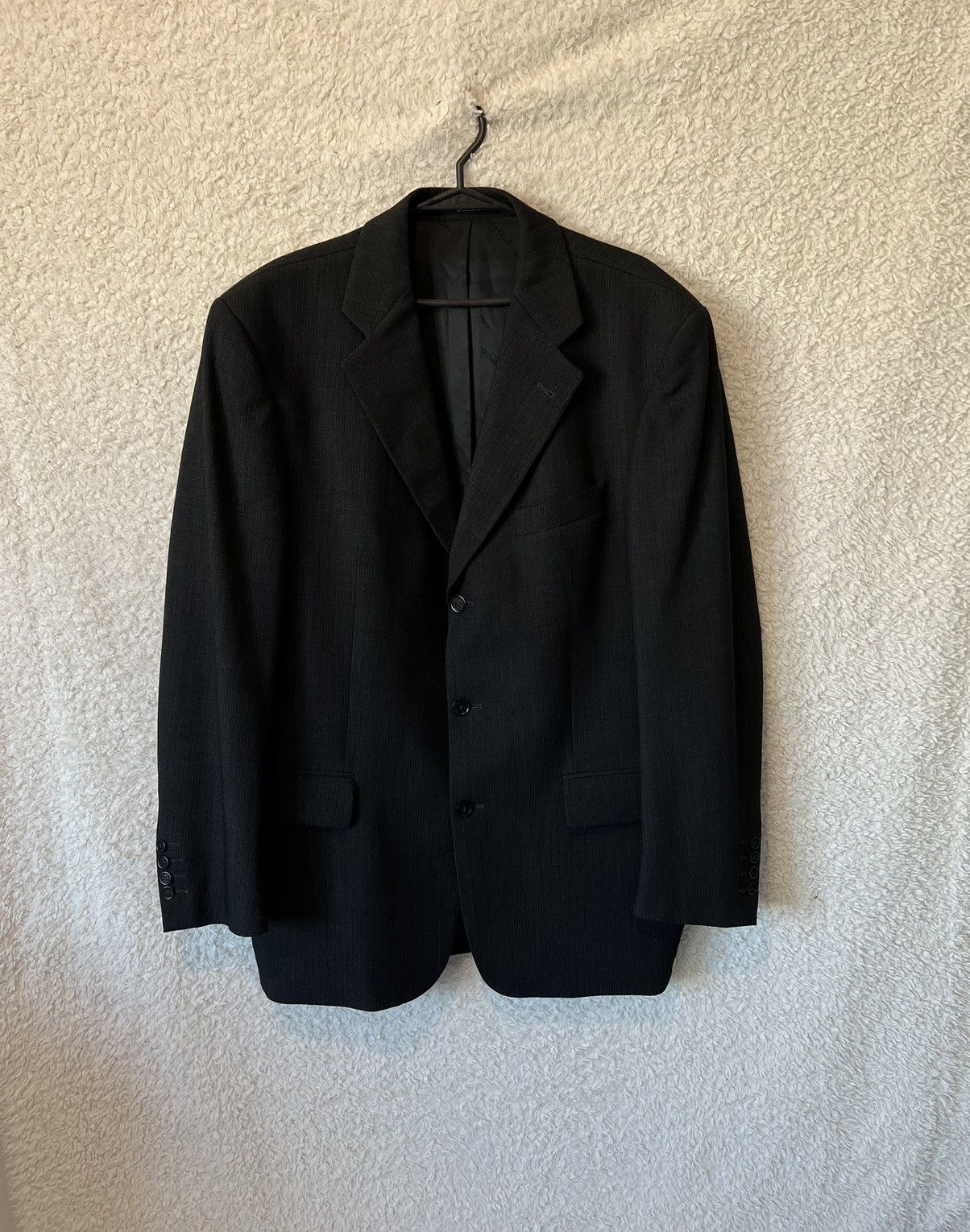 Karl Lagerfeld Wool Blazer Lagerfeld Elegant Size US L / EU 52-54 / 3 - 1 Thumbnail