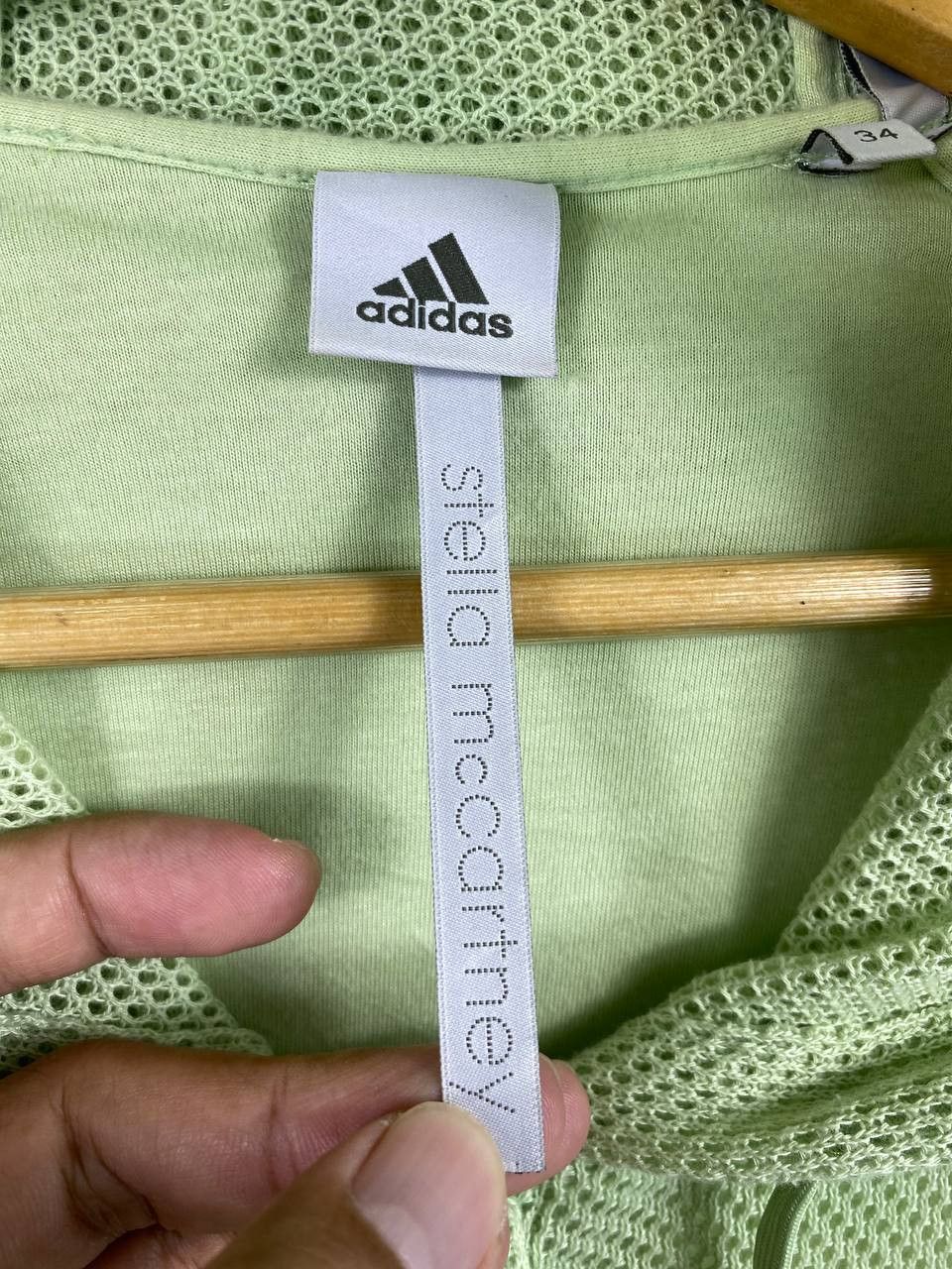 Adidas × Stella McCartney adidas stella mc cartney fishnet jacket very nice design Size US L / EU 52-54 / 3 - 5 Thumbnail