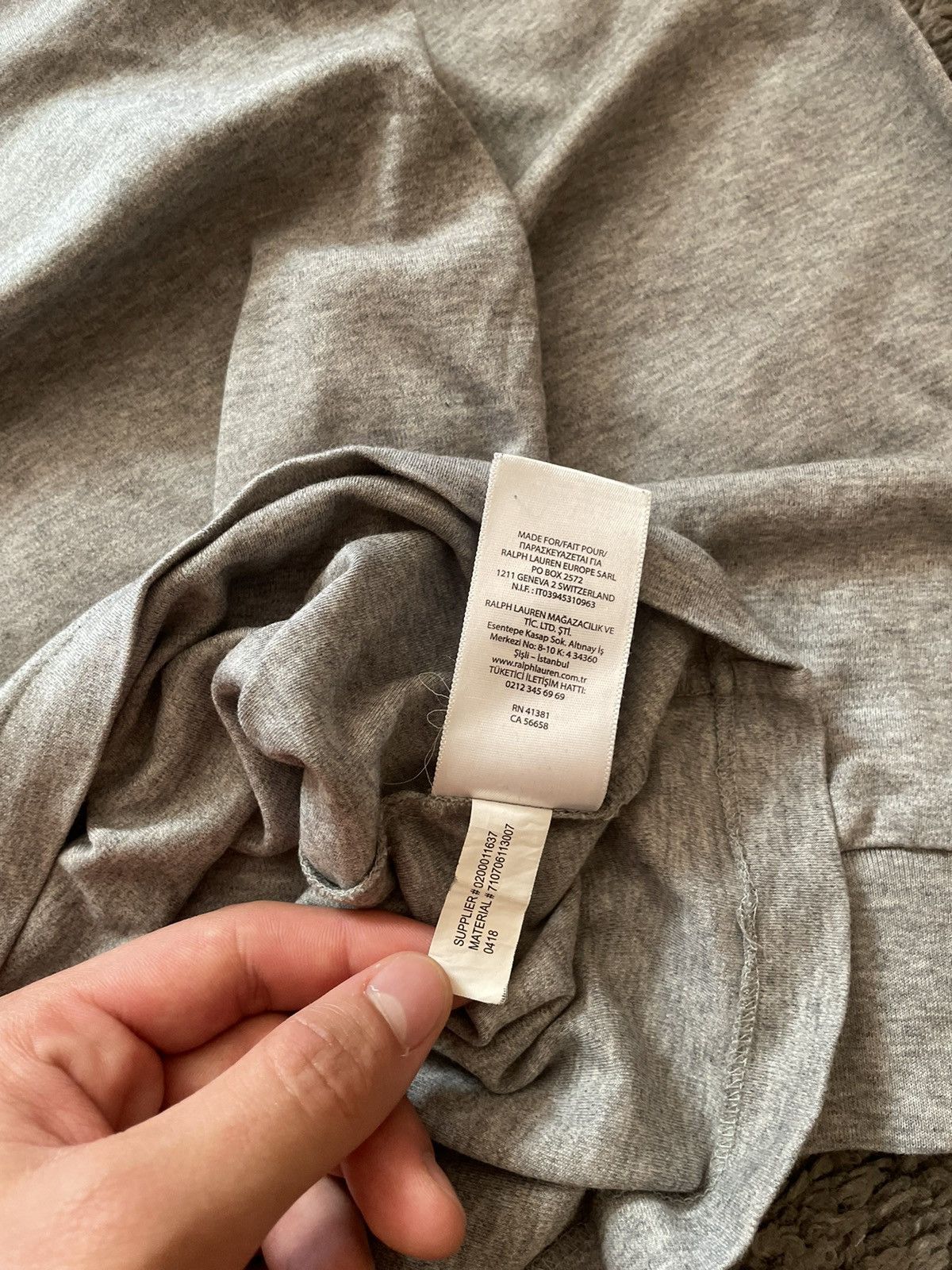 Polo Ralph Lauren × Vintage Polo Ralph Lauren Long-Sleeve Streetwear Vintage Basic Logo Size US XL / EU 56 / 4 - 14 Thumbnail