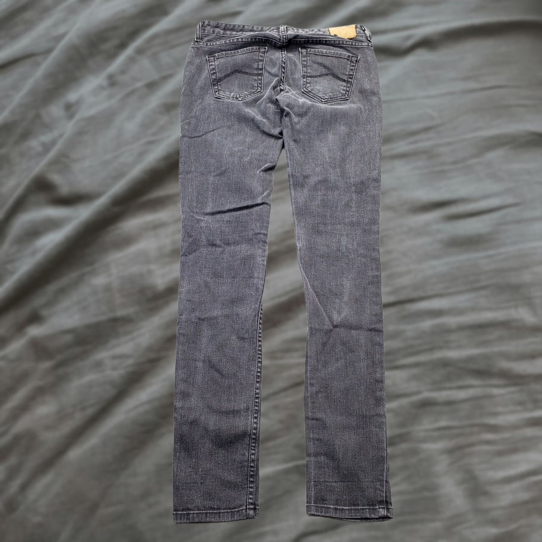Armani Exchange AX Armani Exchange Jeans Womens 0R Gray Denim Stretch Slim Fit Straight Leg Jeans Size 25" / US 0 / IT 36 - 1 Thumbnail