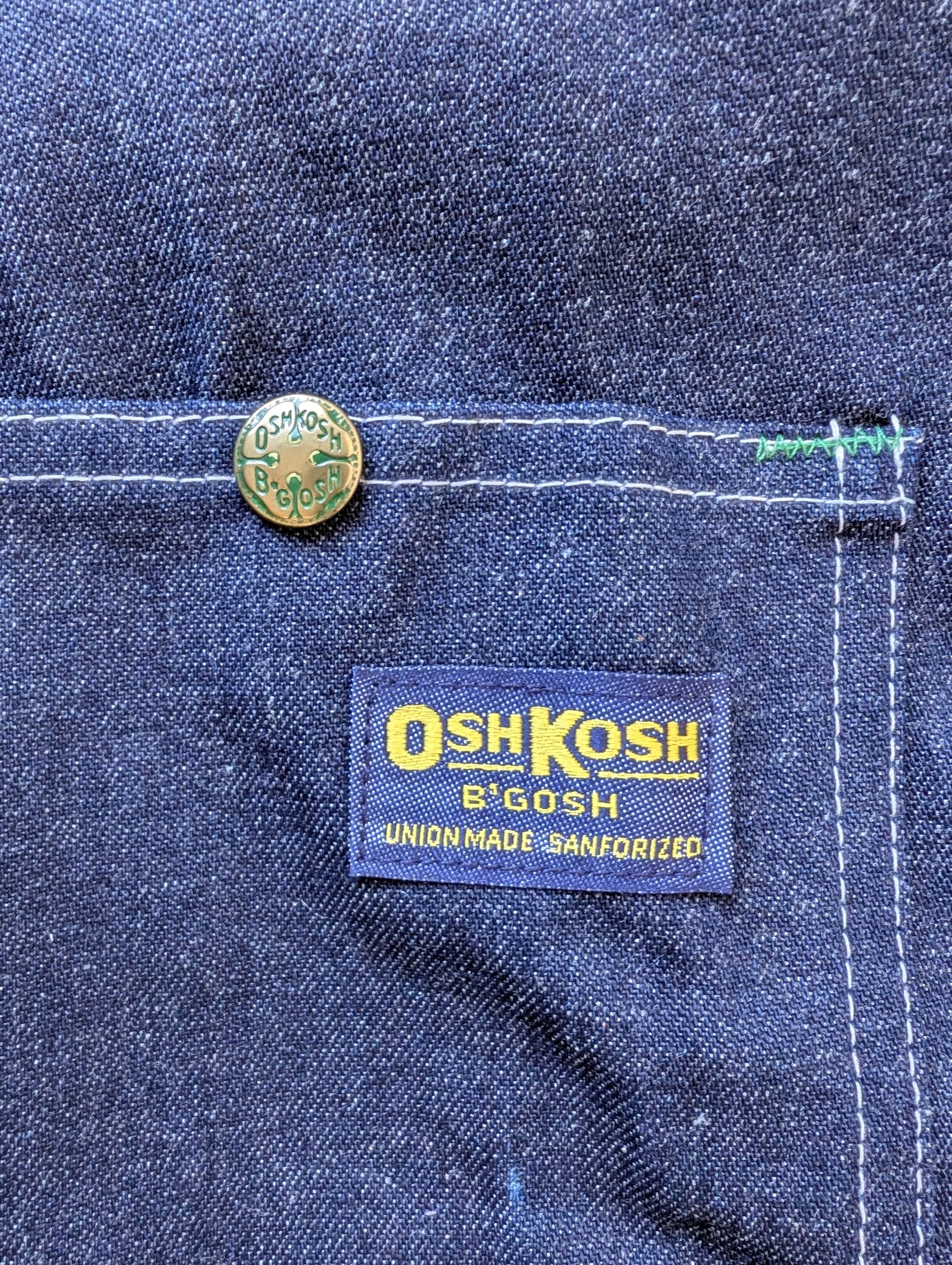 Other OshKosh Bgosh Union Made Sanforized Denim Chore Jacke Size US XL / EU 56 / 4 - 3 Thumbnail
