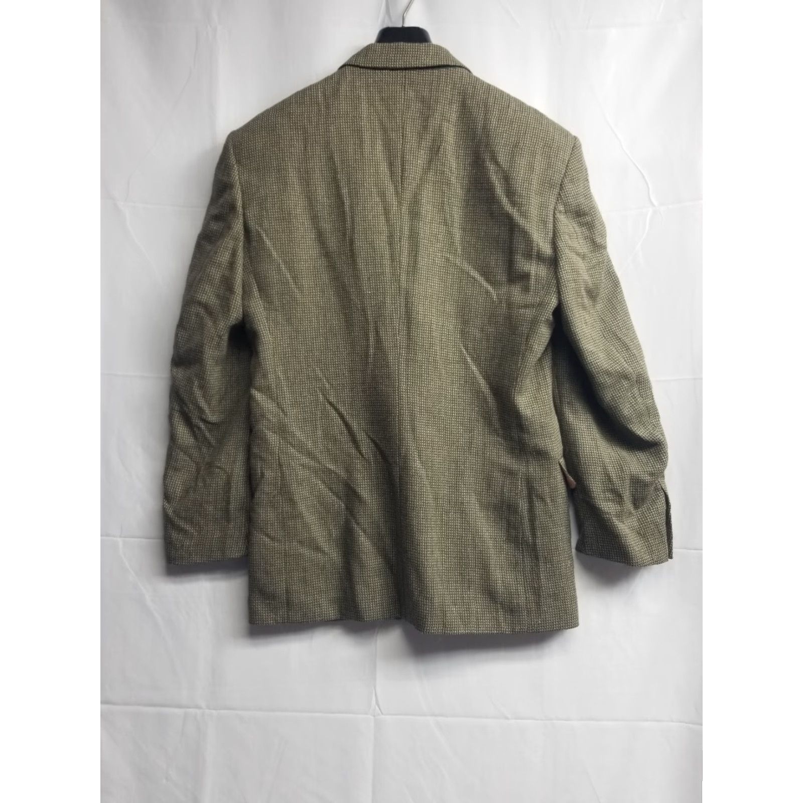 Vintage Zeidler & Zeidler Blazer Jacket Brown Wool Silk Double-Breasted 40R Men Regular Jacket Coat Suit 40R Mens Brown Wool Silk Blazer Jacket Size 40R - 2 Thumbnail