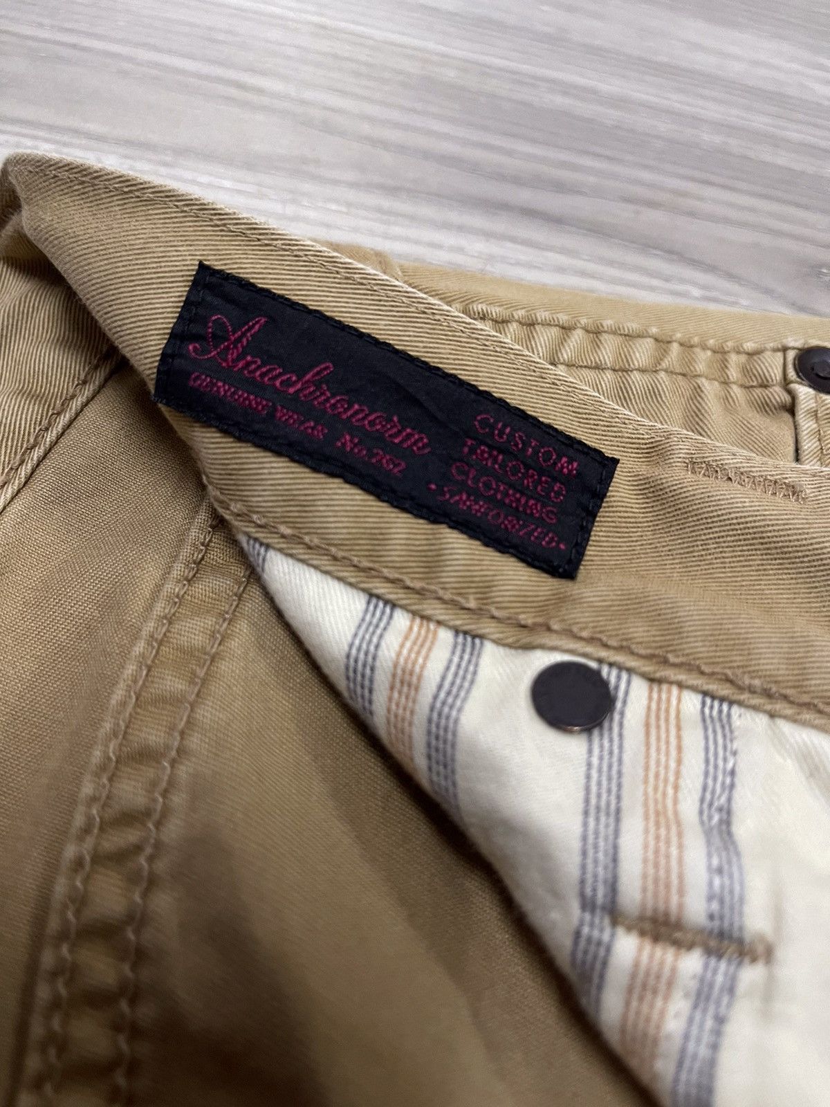 ANACHRONORM 🔥 ANACHRONORM - RARE 💥 Vintage Sanforized Hard Cotton Pants Size US 30 / EU 46 - 4 Thumbnail