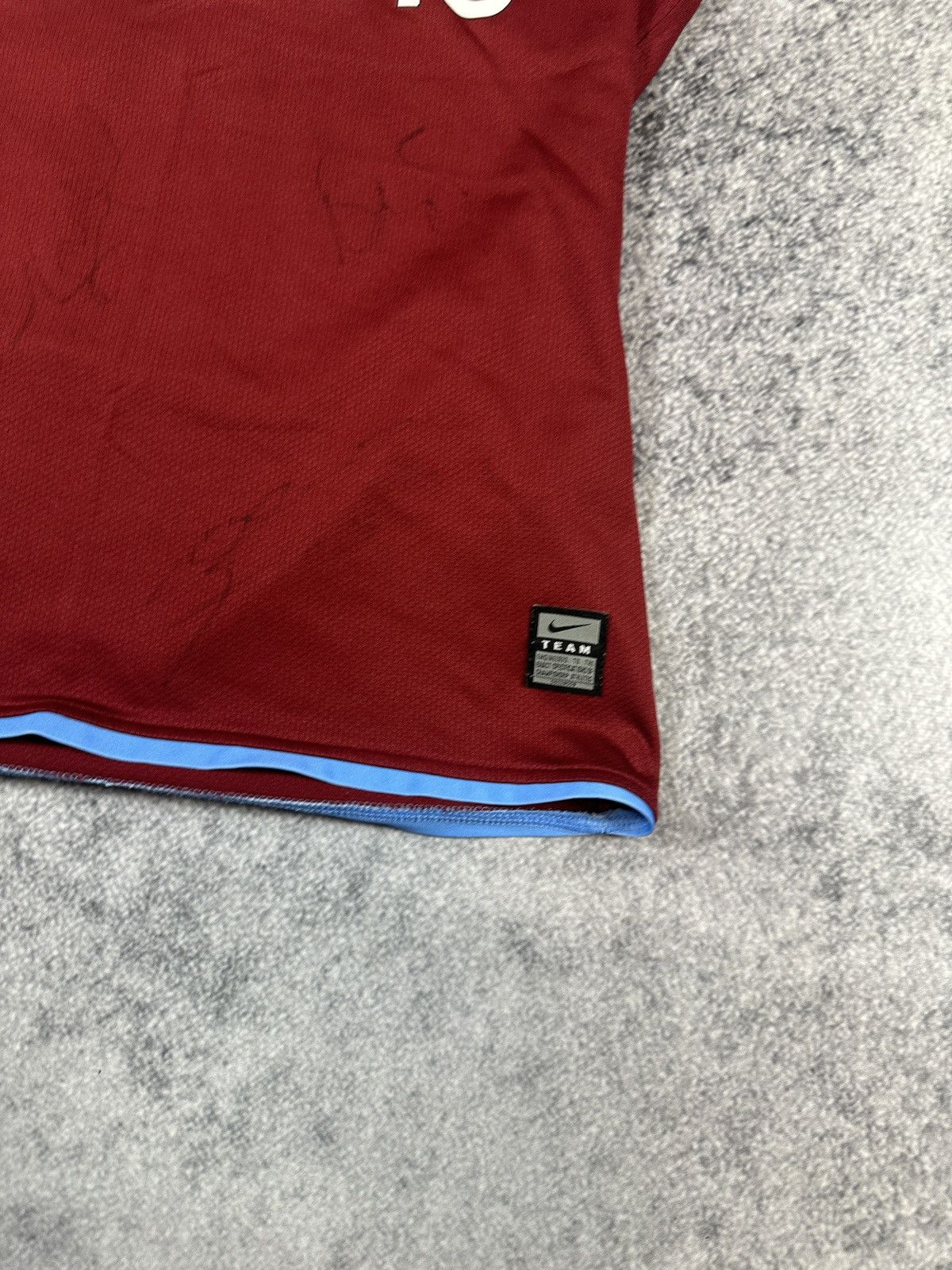 Nike Nike Laursen 5 Aston Villa Soccer Jersey Autograph Player M Size M / US 6-8 / IT 42-44 - 3 Thumbnail