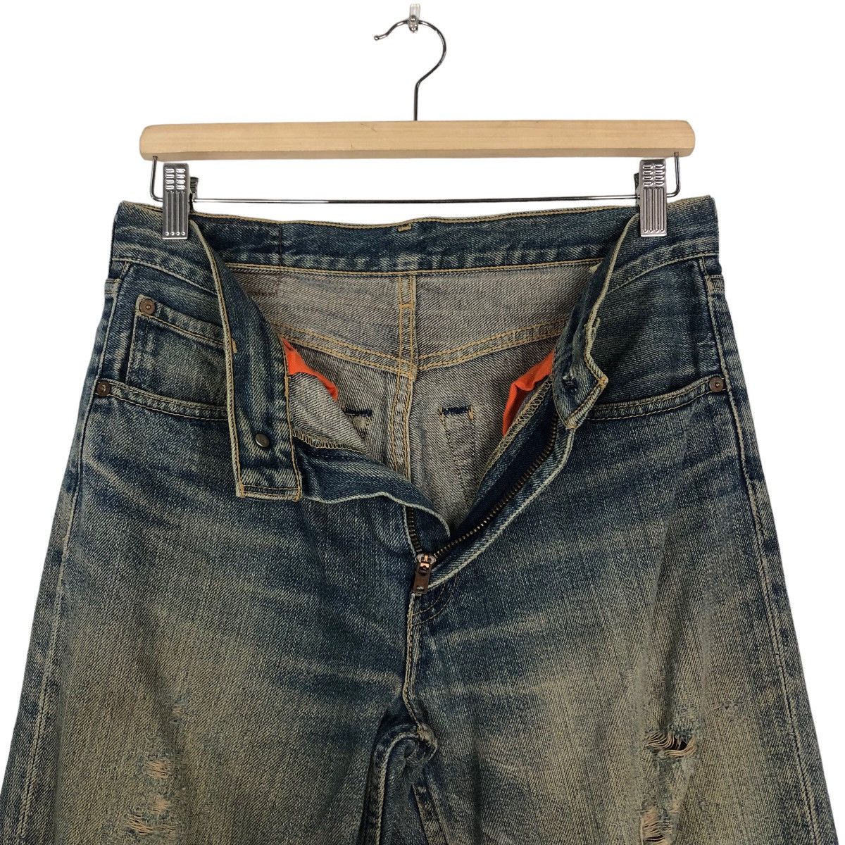 Levi's 🔥Vintage Levi’s Denim Jeans Biker Wear Japan Made Size US 30 / EU 46 - 13 Thumbnail