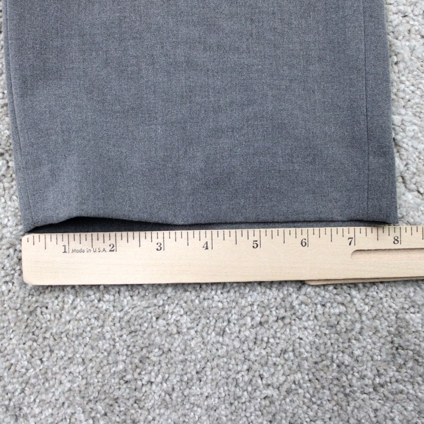 Ralph Lauren LAUREN Ralph Lauren Pants Mens 38x32 Gray Flat Front Wool/Poly Dress Pants Dressier Style Regular Straight 90s Preppy Mens Size US 38 / EU 54 - 4 Thumbnail