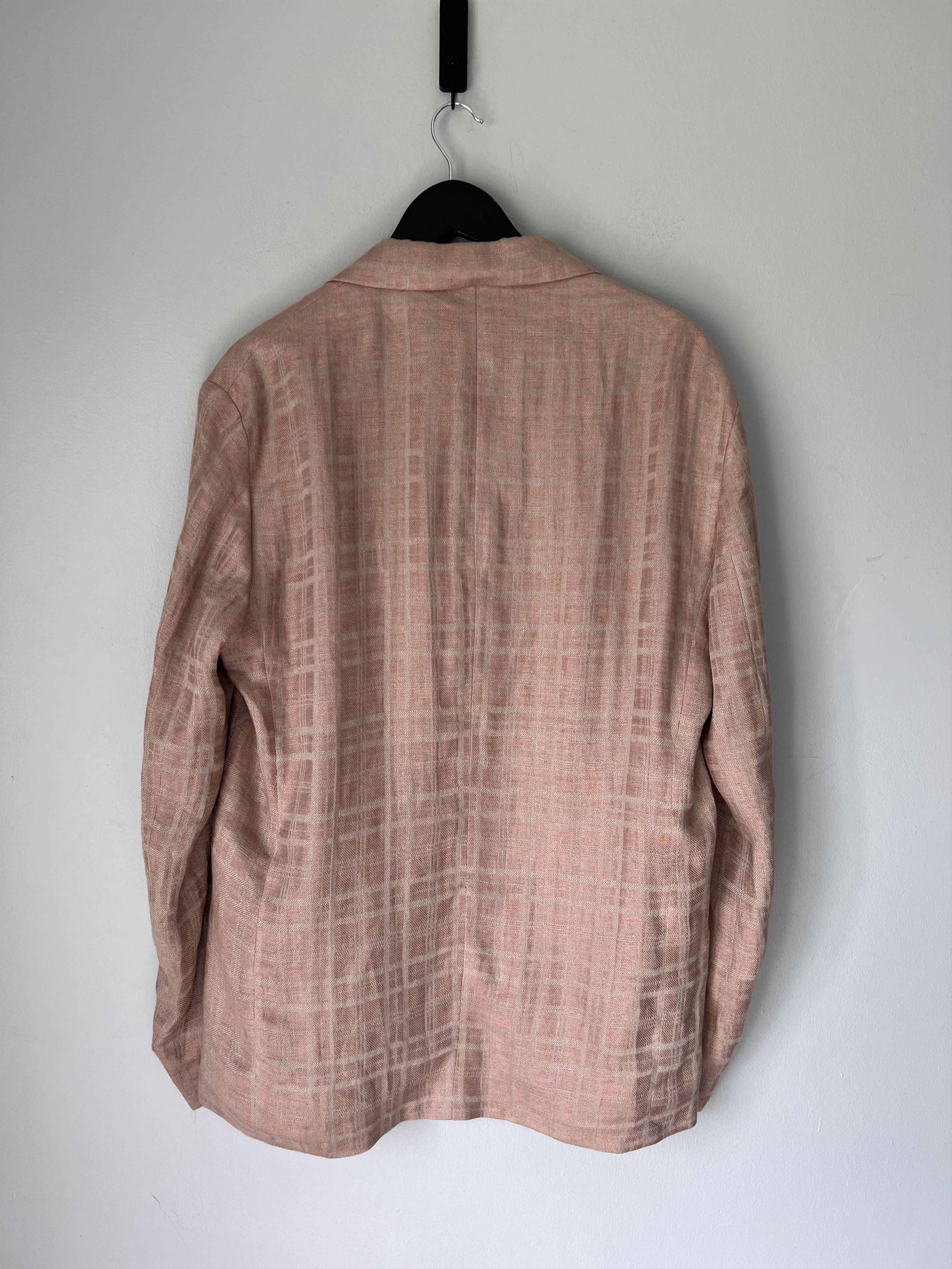 Our Legacy Our Legacy Unconstructed Shinjuku Blazer in Pink Linen Size 48R - 6 Thumbnail