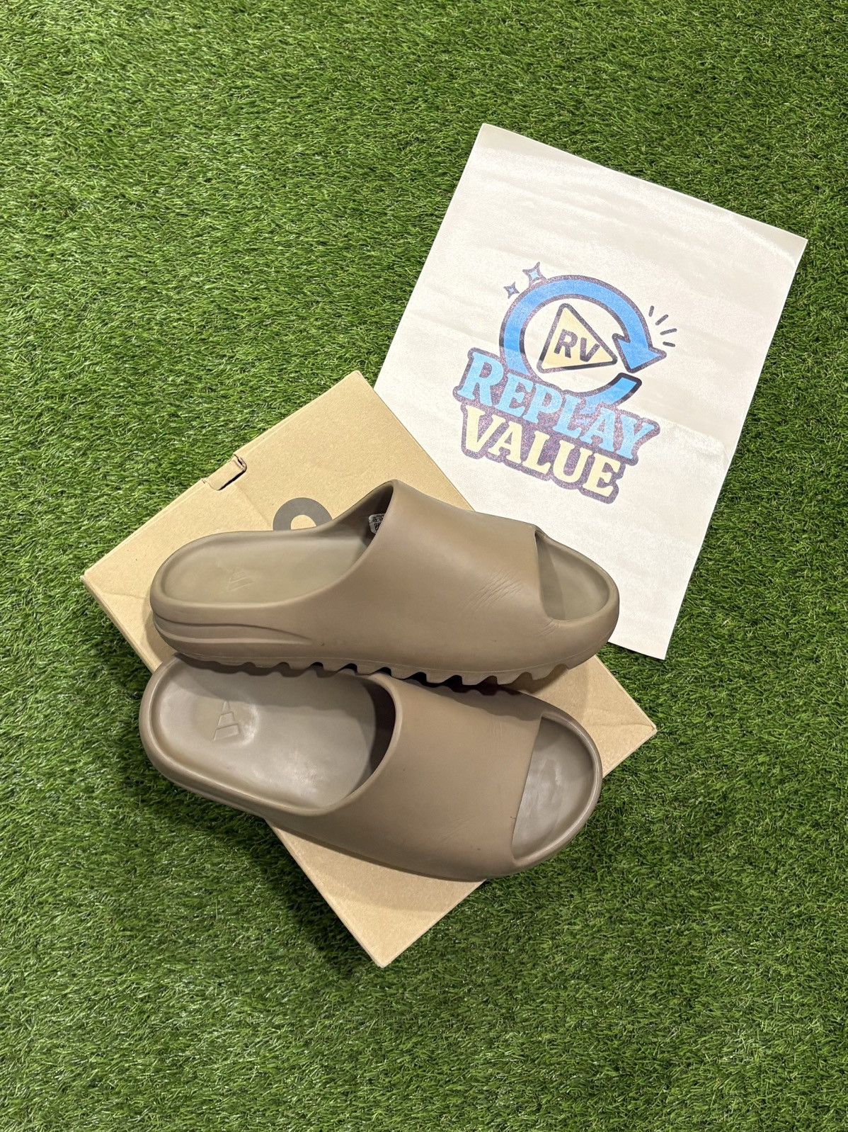 Yeezy YEEZY ADIDAS SLIDES EARTH BROWN Size US 12 / EU 45 - 1 Thumbnail