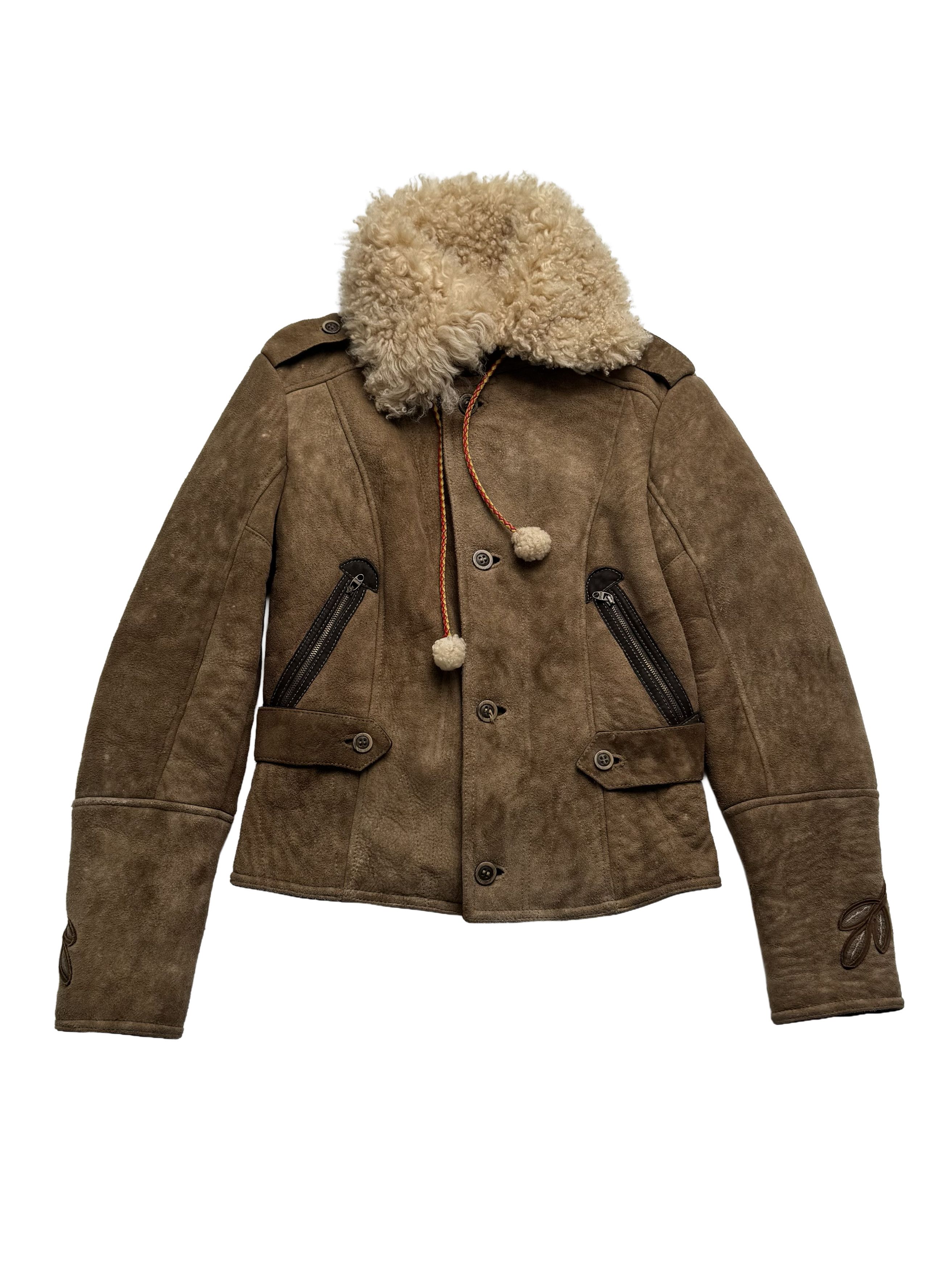Diesel Diesel Vintage Real Shearling Cropped Jacket Size S / US 4 / IT 40 - 5 Thumbnail