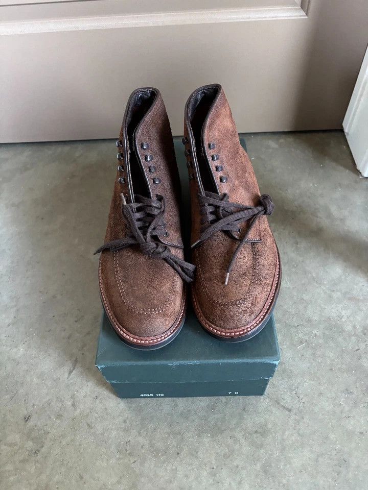 Alden Alden 4015HC - Indy Boot in Tobacco Reverse Chamois Size 7D Size US 7 / EU 40 - 3 Thumbnail