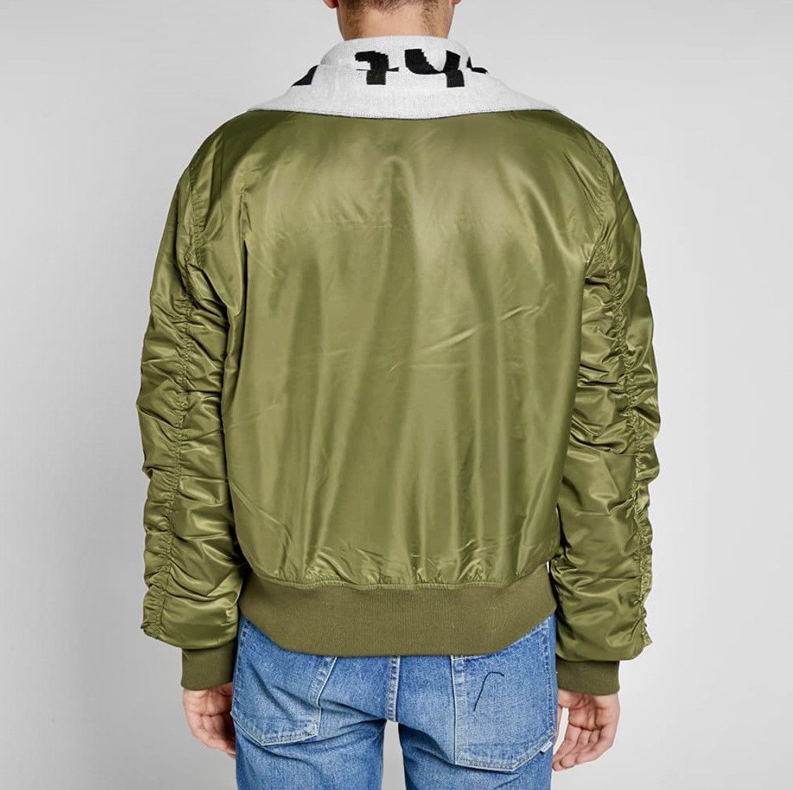 Midnight Studios New Midnight Studios MA-1 Bomber Detachable Logo Scarf 3 L Size US L / EU 52-54 / 3 - 6 Thumbnail