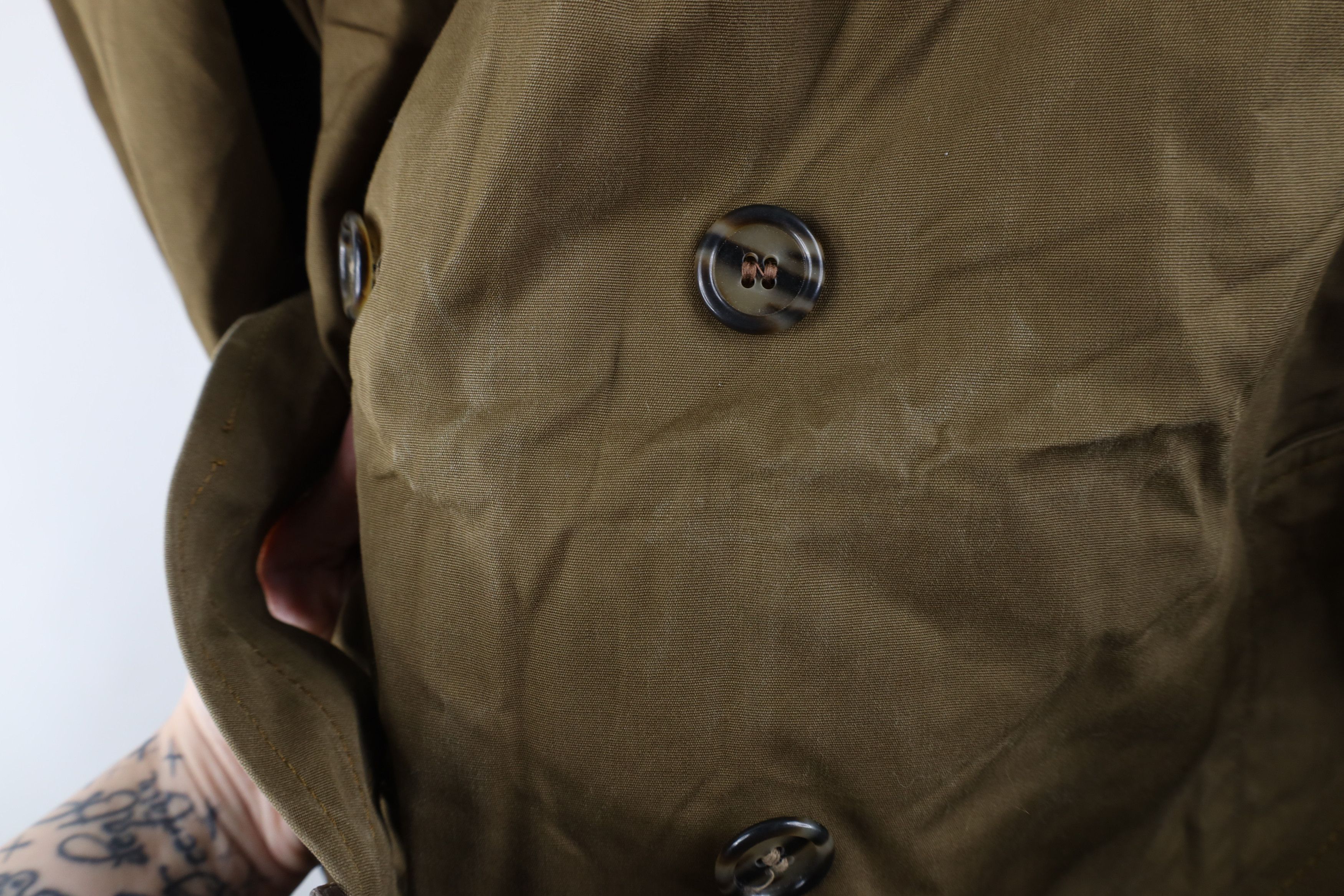 Vintage Vintage 70s Streetwear Cloth Belted Trench Coat Jacket Size US XL / EU 56 / 4 - 8 Thumbnail