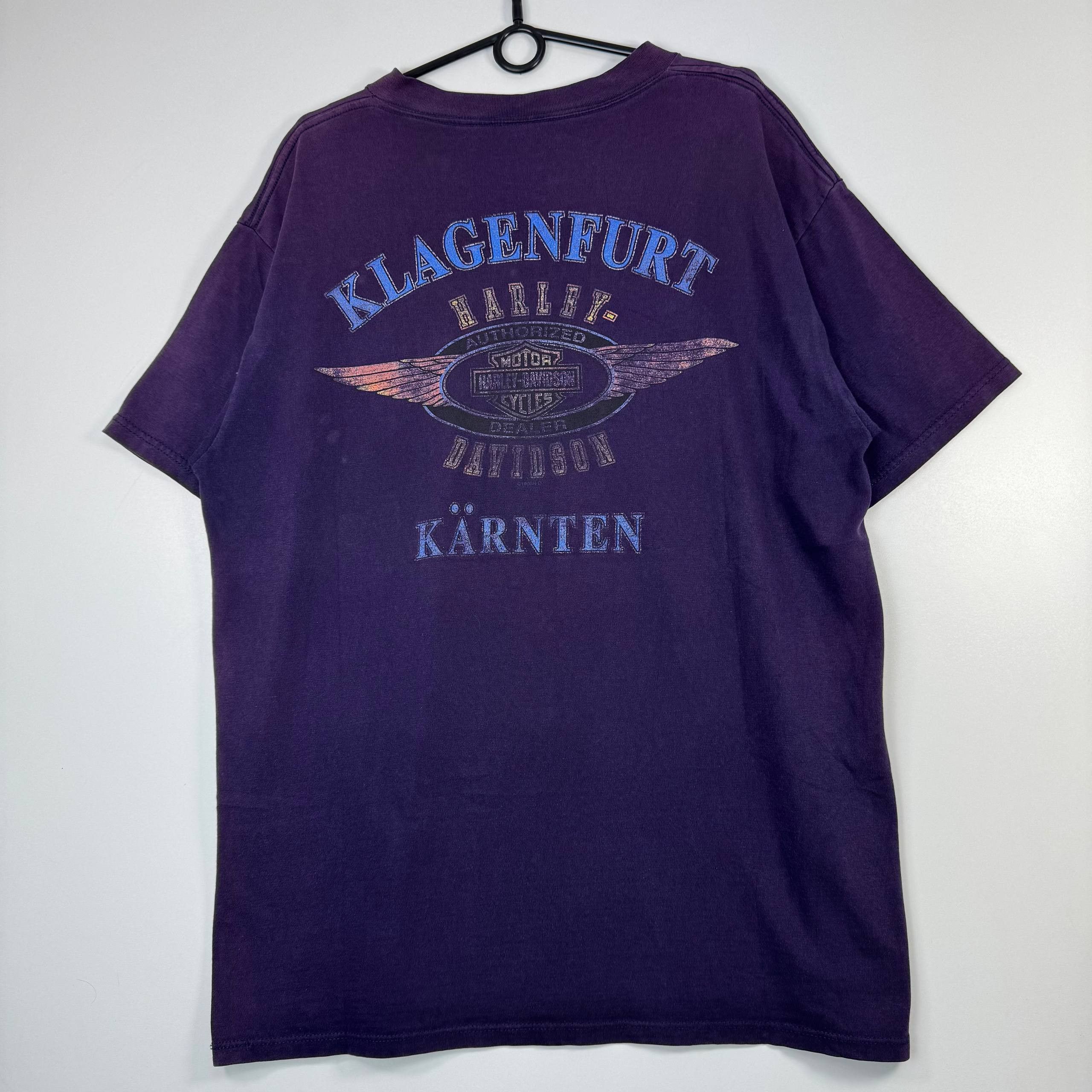 Other Vintage Harley-Davidson Klagenfurt Kärnten Purple Graphic XL Size US XL / EU 56 / 4 - 7 Thumbnail