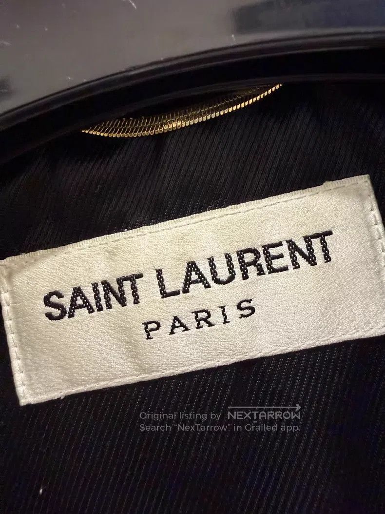 Saint Laurent Paris Saint Laurent Paris Motorcycle Zipper Leather Jacket Size XS / US 0-2 / IT 36-38 - 2 Thumbnail