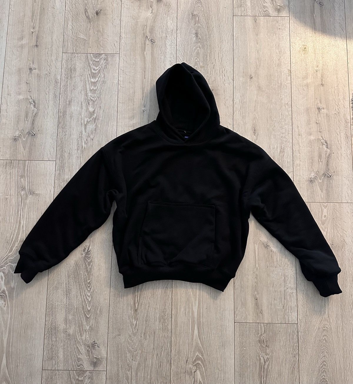 image of Yeezy Season Yeezy Gap Black Hoodie - Xl, Men's