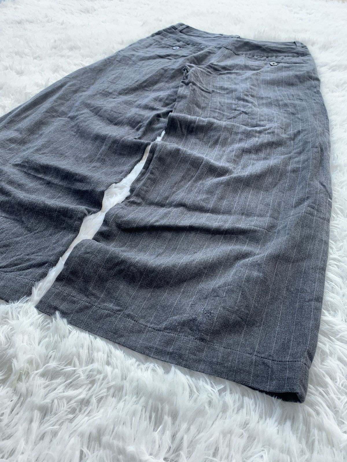 Japanese Brand Des Pres Paris Wide Leg Pinstripe Pants Size US 28 / EU 44 - 9 Thumbnail