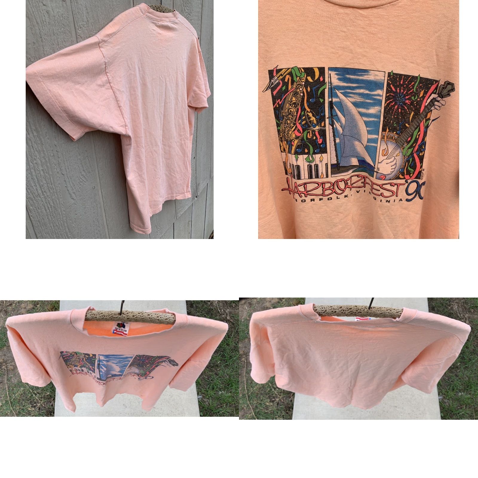 Fruit Of The Loom Vintage Fruit of the Loom 90s Harborfest 1990s Neo-Graphic T-Shirt XL User: Vintage Fruit of the Loom 90s Harborfest 1990s Neo-Graphic T-Shirt XL Size US XL / EU 56 / 4 - 8 Thumbnail