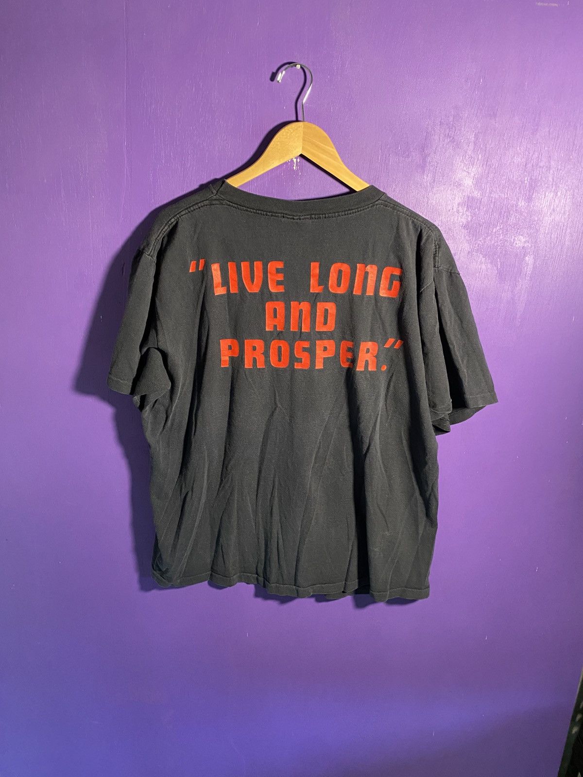 Other Vintage 90s Star trek Spok live long and prosper t-shirt Size US XL / EU 56 / 4 - 2 Thumbnail