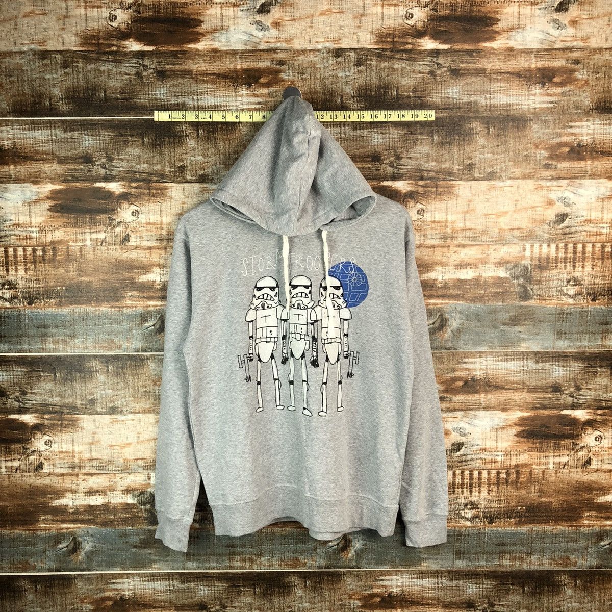 Cartoon Network × Star Wars Stars Wars storm Trooper movie Grey Hoodie #A1534 Size US M / EU 48-50 / 2 - 1 Thumbnail