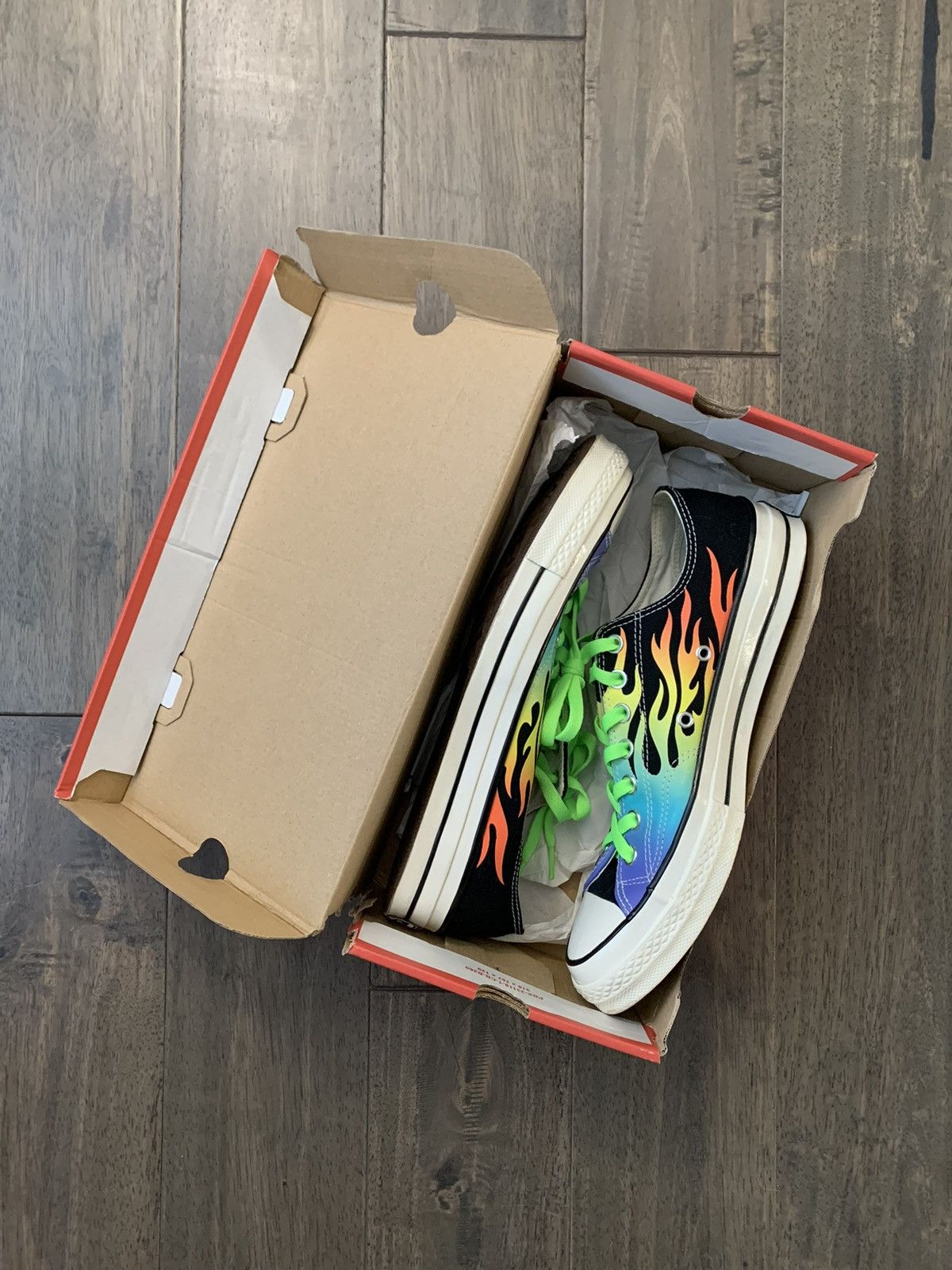 Converse 🪅Converse Chuck Taylor 70 Ox “Flaming Archive” (Sz 9.5) Size US 9.5 / EU 42-43 - 10 Thumbnail