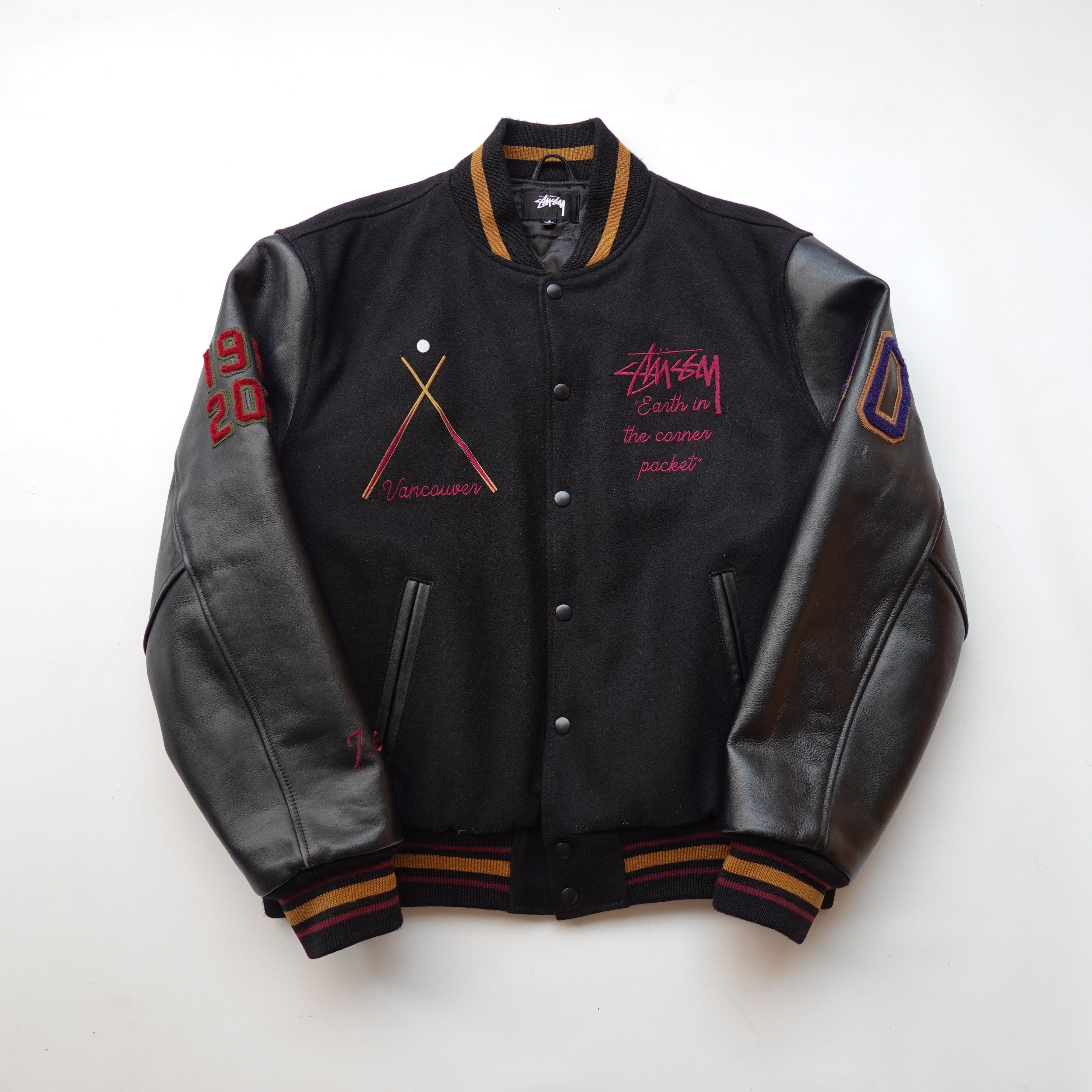 Stussy Stussy Leather Flight Jacket | Grailed