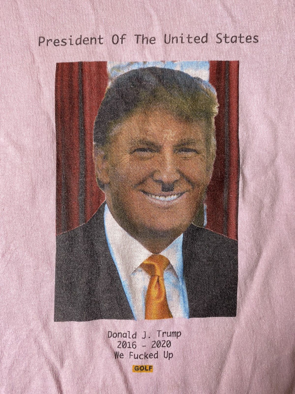 Golf Wang 💎Archive💎 GOLFWANG “Adolf Trump” Tee Size US L / EU 52-54 / 3 - 2 Thumbnail
