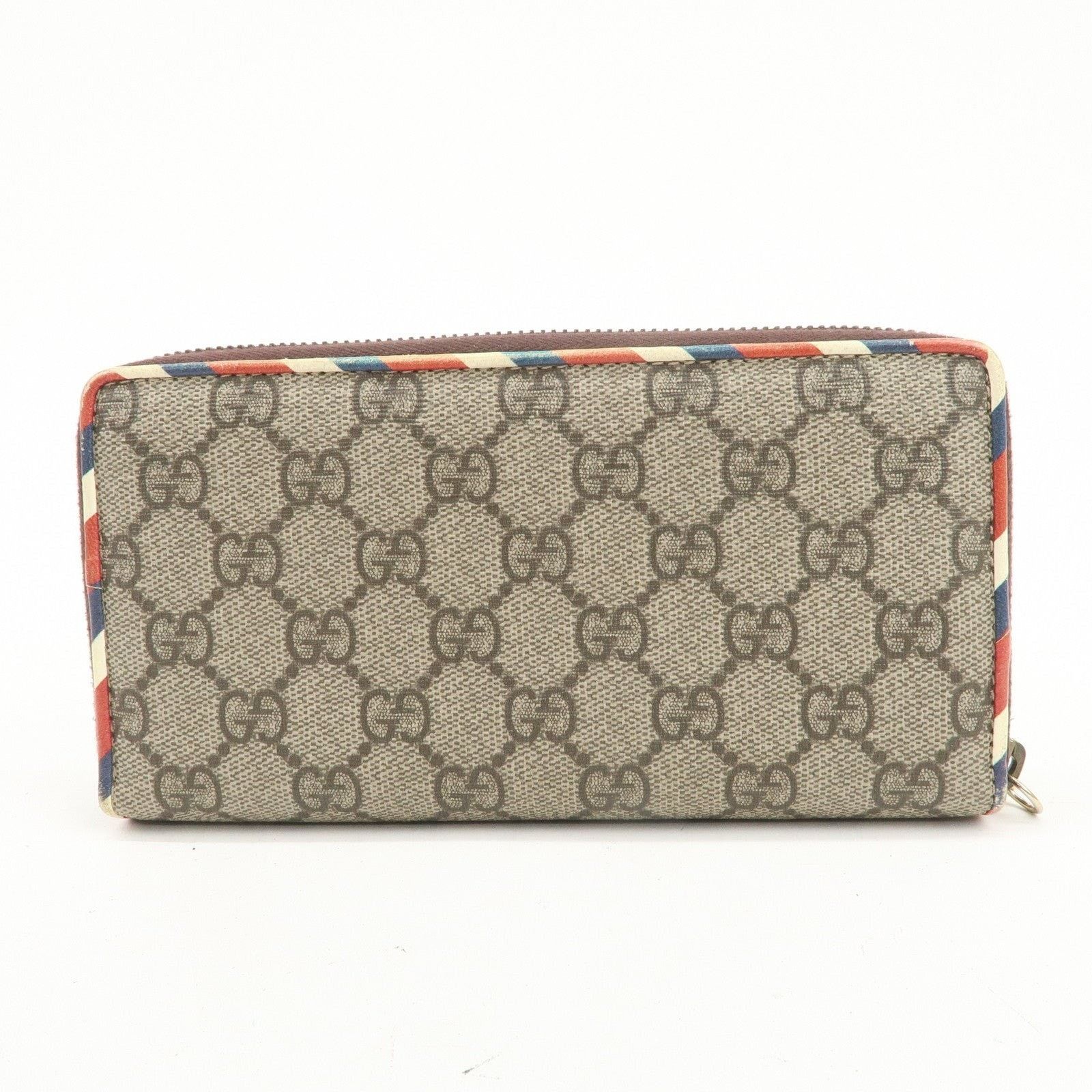Gucci Gucci GG Supreme Courier Round Zippy Long Wallet Size ONE SIZE - 2 Thumbnail