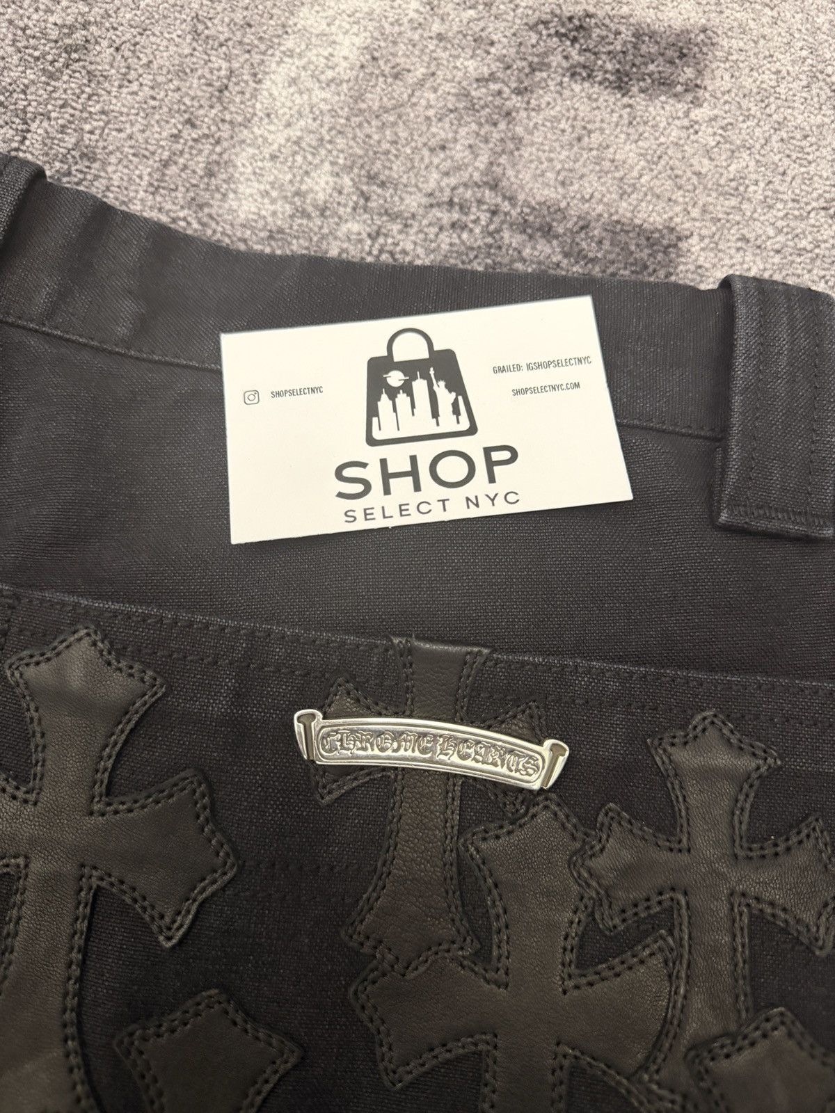 Chrome Hearts NEW CHROME HEARTS FLOOD POCKET CROSS PATCH CARPENTER SHORT Size US 33 - 3 Thumbnail