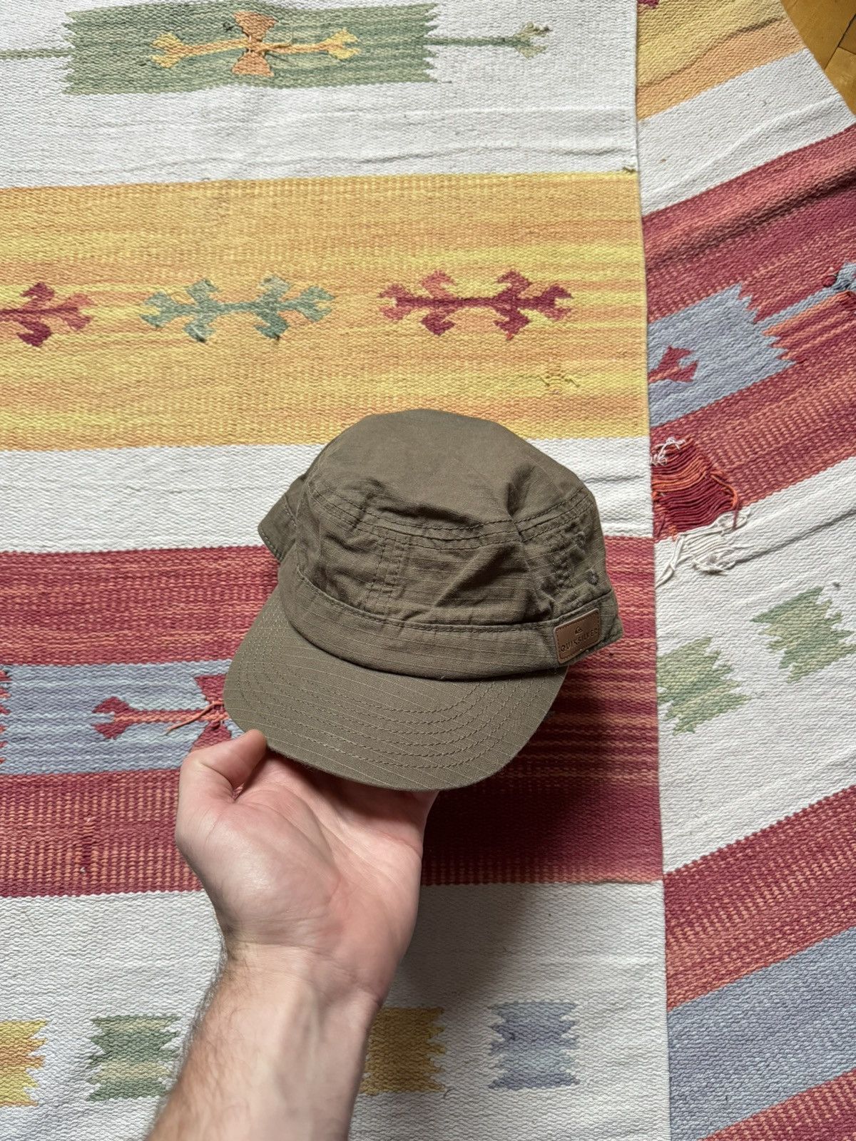 Quiksilver Quiksilver Australia Khaki Military Hat Size ONE SIZE - 1 Thumbnail