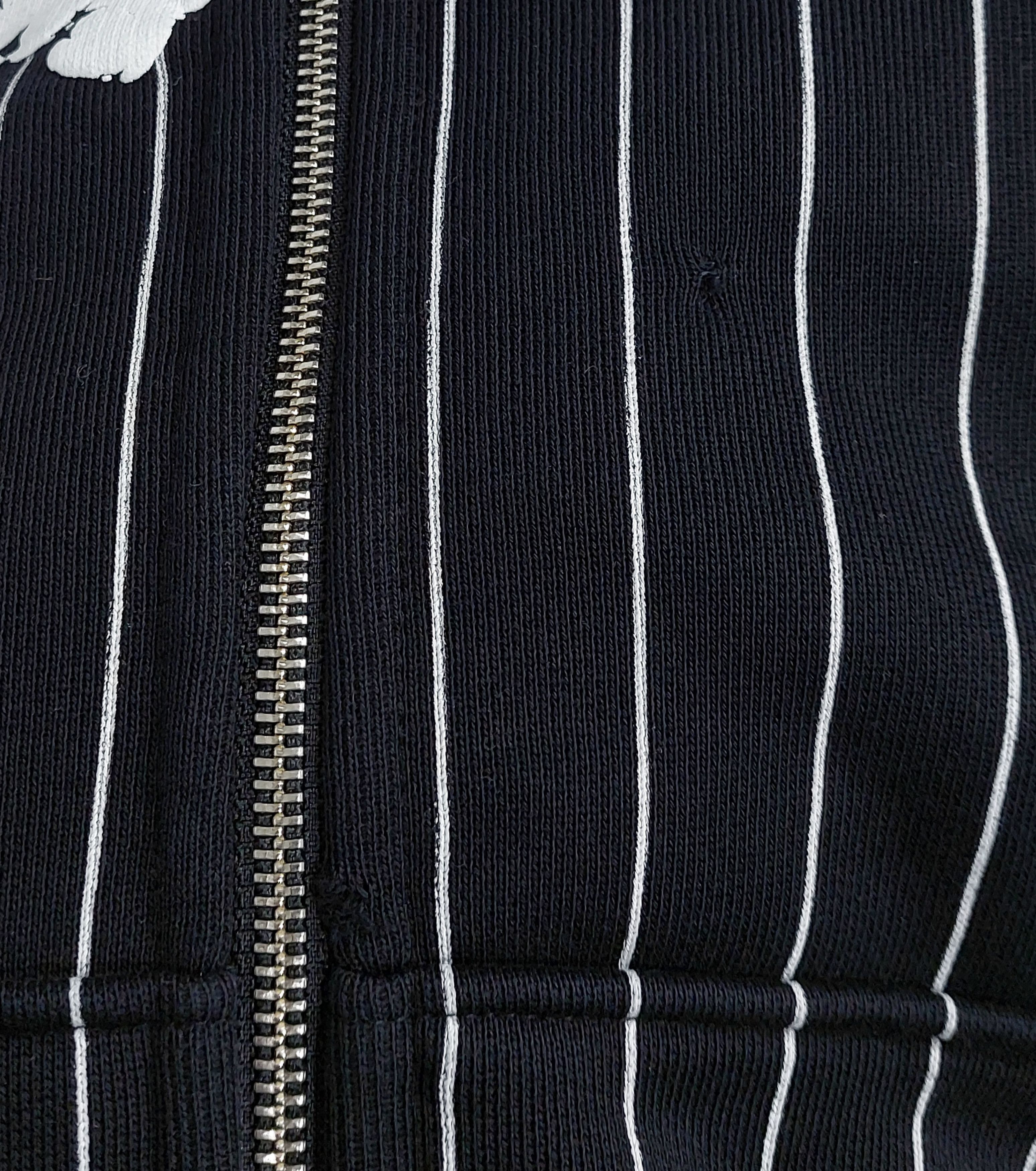 DENIM TEARS NY yankees stripe zip hoodie - black S Size US S / EU 44-46 / 1 - 10 Thumbnail