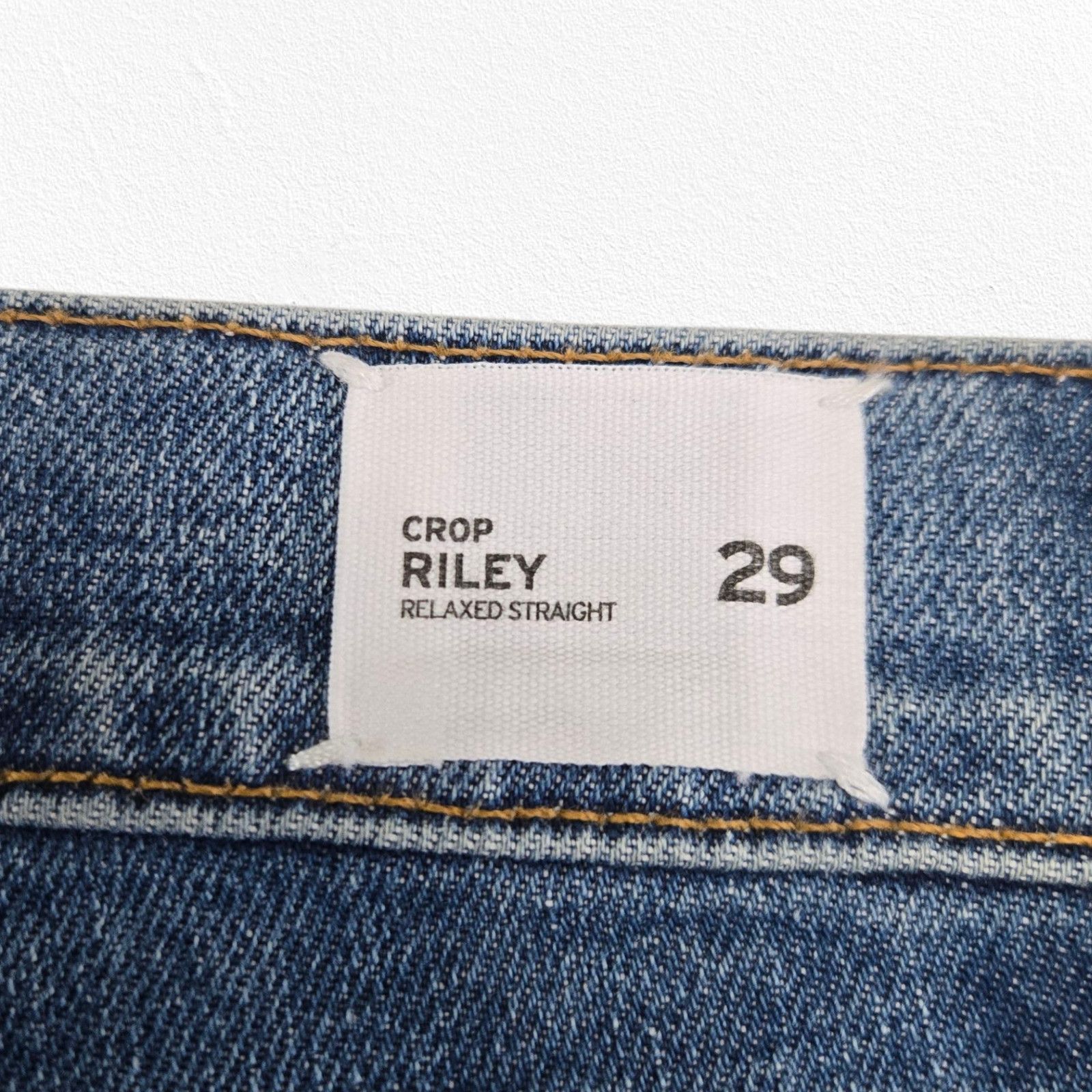 Hudson Hudson Crop Riley Relaxed Straight Jeans Size 29 Size 29" - 10 Thumbnail