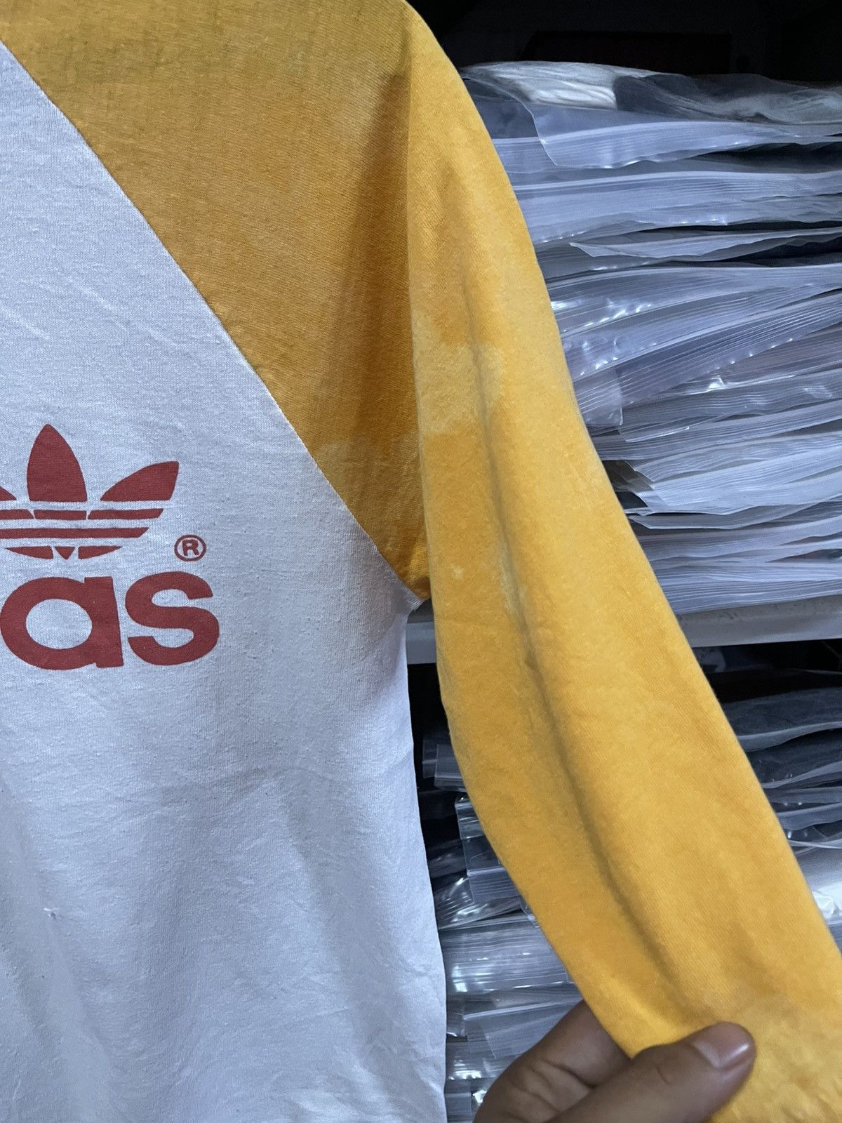 Adidas Vintage 80's Adidas Raglan Shirt Very Rare🔥🔥🔥 Size US L / EU 52-54 / 3 - 3 Thumbnail
