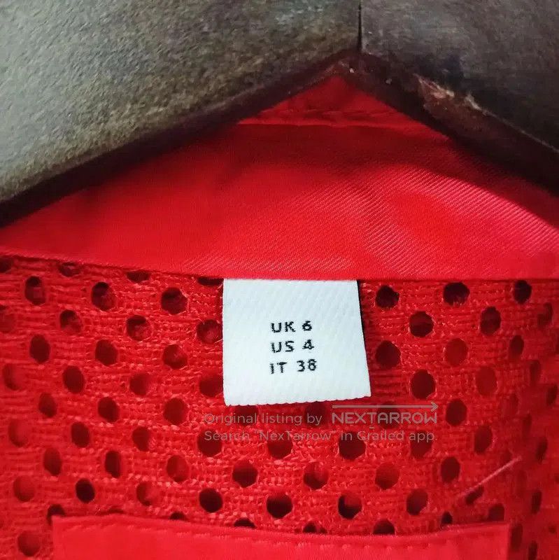 Burberry Burberry Red Long Trench Coat for Women. Size M / US 6-8 / IT 42-44 - 5 Thumbnail