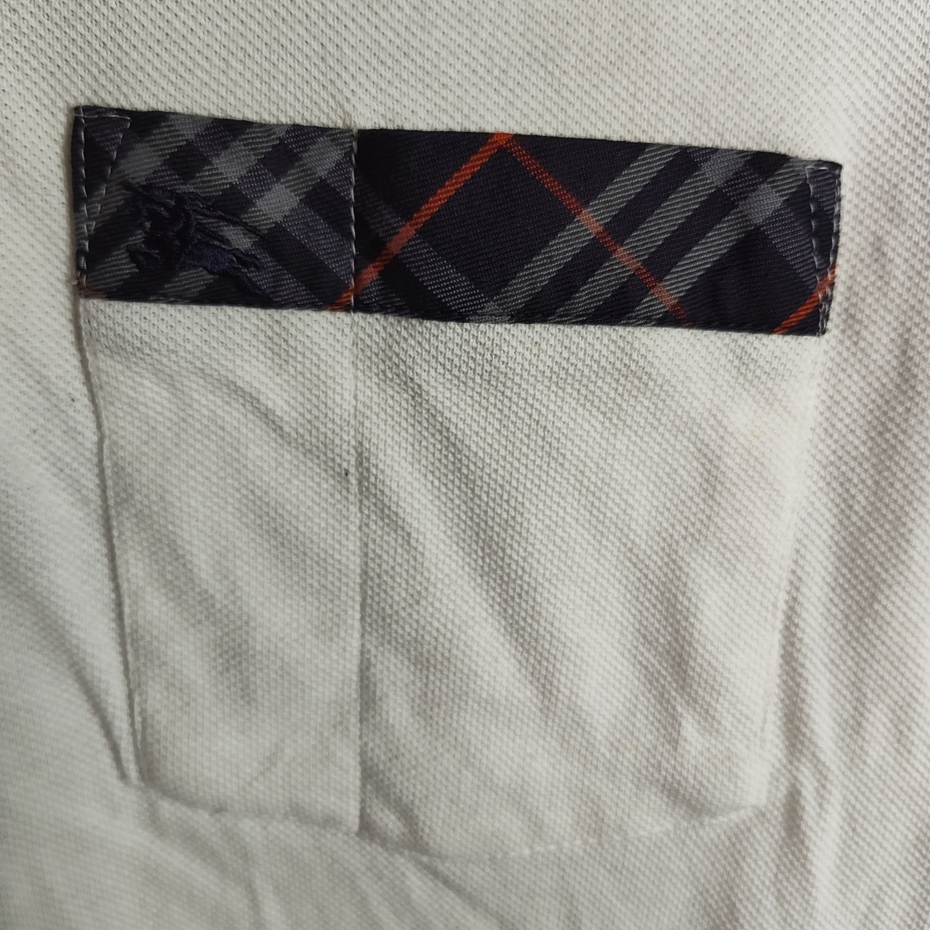 Burberry Vintage 90s BURBERRYS Nova Check Polo Tee Size US M / EU 48-50 / 2 - 3 Thumbnail