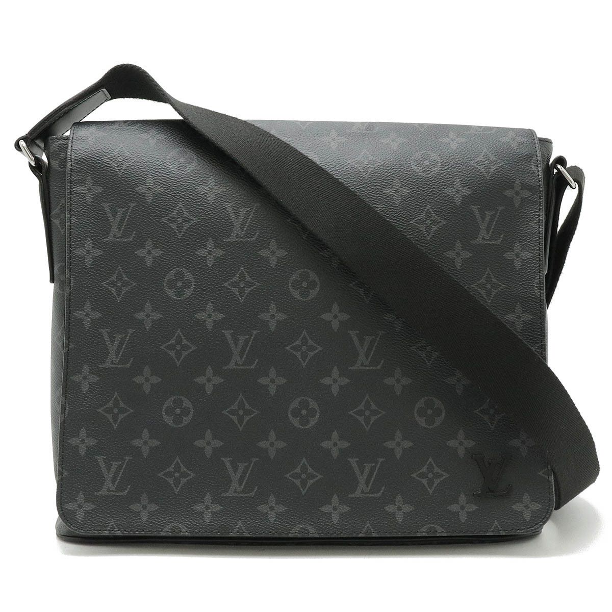 Louis Vuitton Louis Vuitton Louis Vuitton Monogram Eclipse Messenger District MM NM Shoulder Bag M44001 Canvas Crossbody Bag M44001 in Very Good Condition Size ONE SIZE - 1 Thumbnail