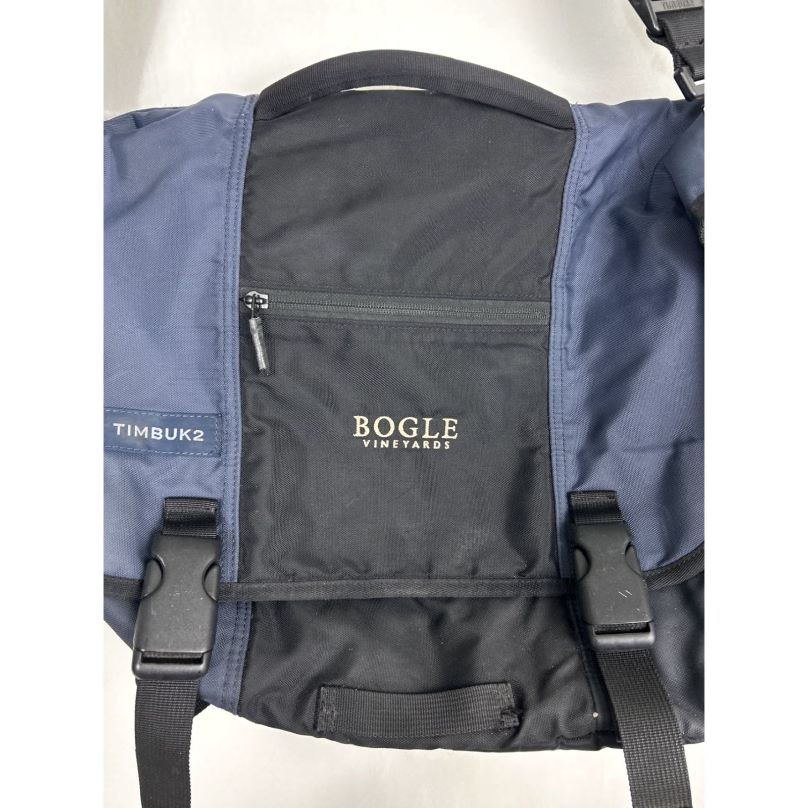 Vintage Timbuk2 Messenger Bag Black Gray Embroidered Top Handle 18x12x7 Large Men Buckle Size US L / EU 52-54 / 3 - 3 Thumbnail