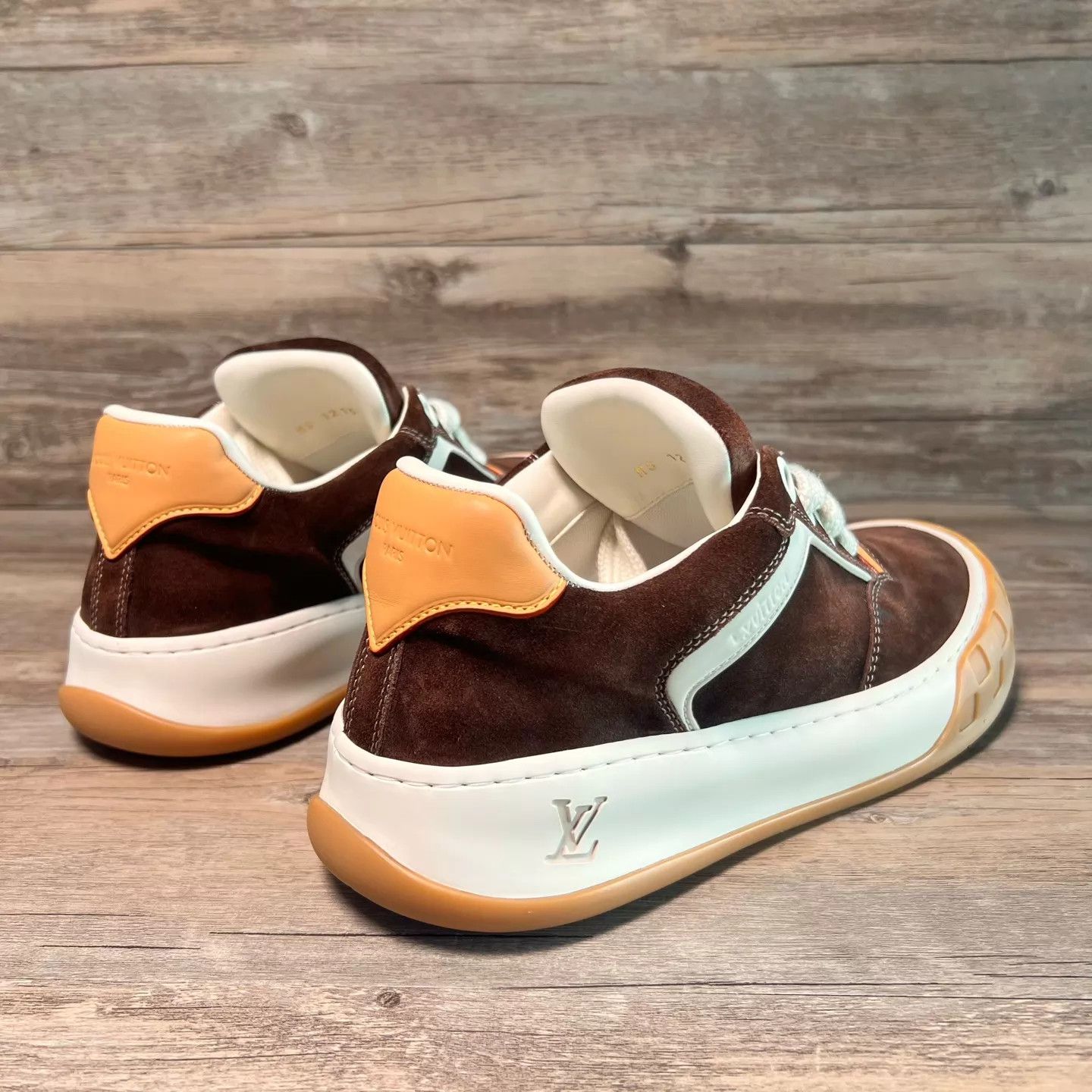 Louis Vuitton LV Tilted Shoe White Red Chestnut Burgundy UK6.5/40.5 Size US 7.5 / EU 40-41 - 3 Thumbnail