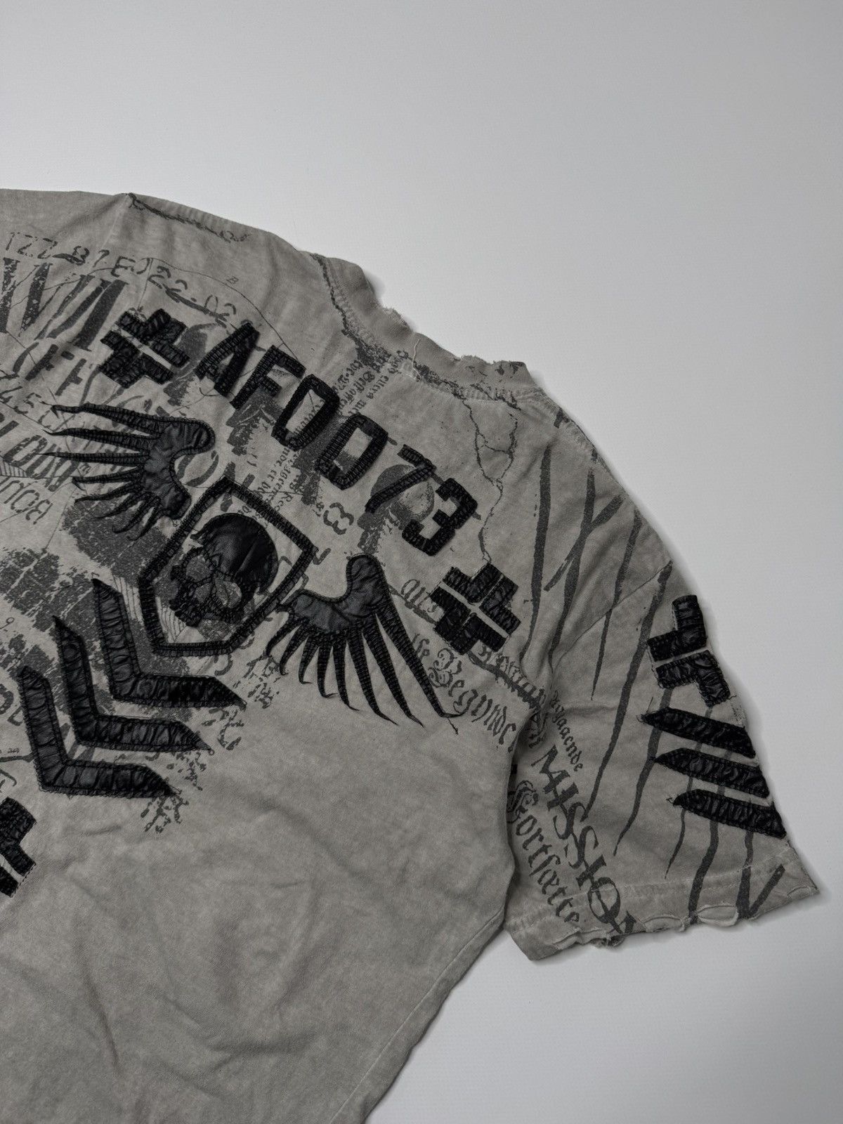 Affliction Real Affliction tee y2k swag distressed grunge 00s swag sk8 Size US S / EU 44-46 / 1 - 9 Thumbnail