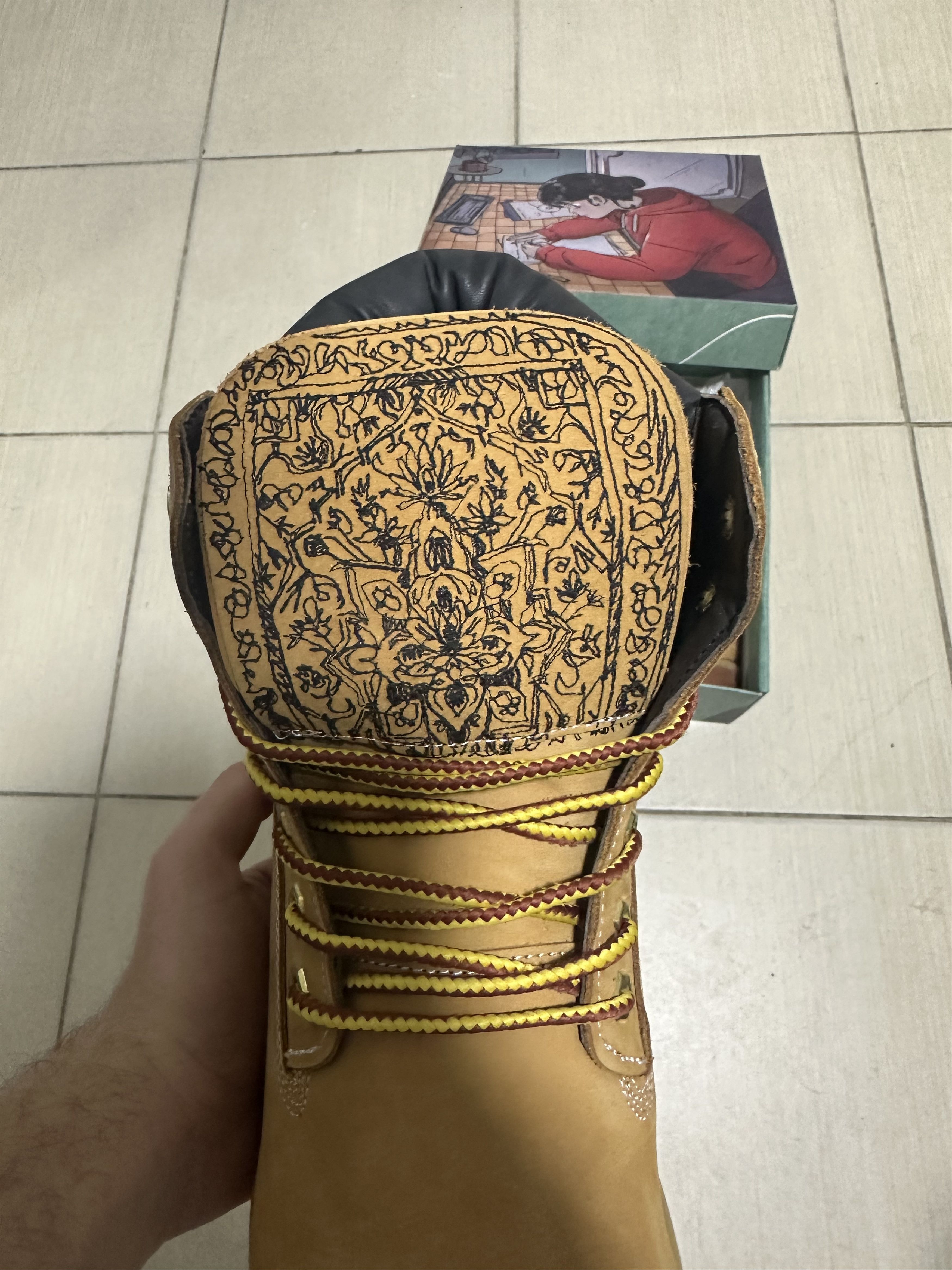 Derschütze "Yasmin V3" Boots Size 48 Timberland Style in Orange, Men's (Size 13) — image 3 of 6