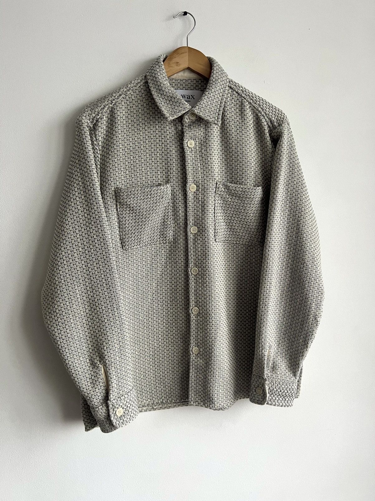 Universal Works Wax London SS24 Stephney Whiting Overshirt Blue Size US L / EU 52-54 / 3 - 5 Thumbnail