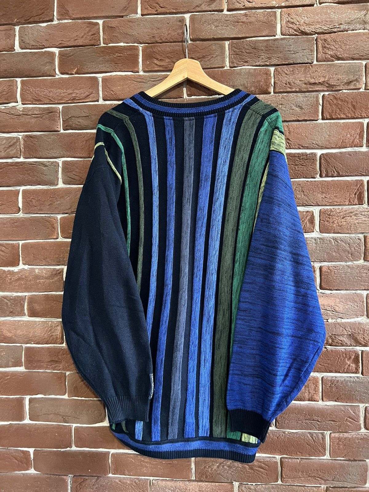 Carlo Colucci Rare Vintage Carlo Colucci Sweater With Coogi Vibes Biggie Size US L / EU 52-54 / 3 - 2 Thumbnail