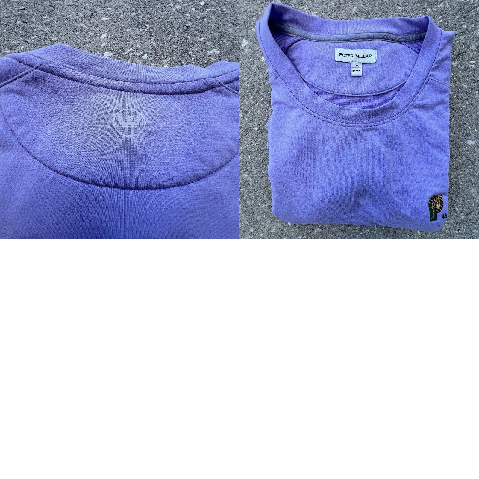 Peter Millar Peter Millar Sweatshirt Women’s Crewneck PGA 46 Logo XL Lilac Purple Activewear Golf Pullover Long Sleeve Regular Fit Lightweight Logo Branded Size XL / US 12-14 / IT 48-50 - 9 Thumbnail