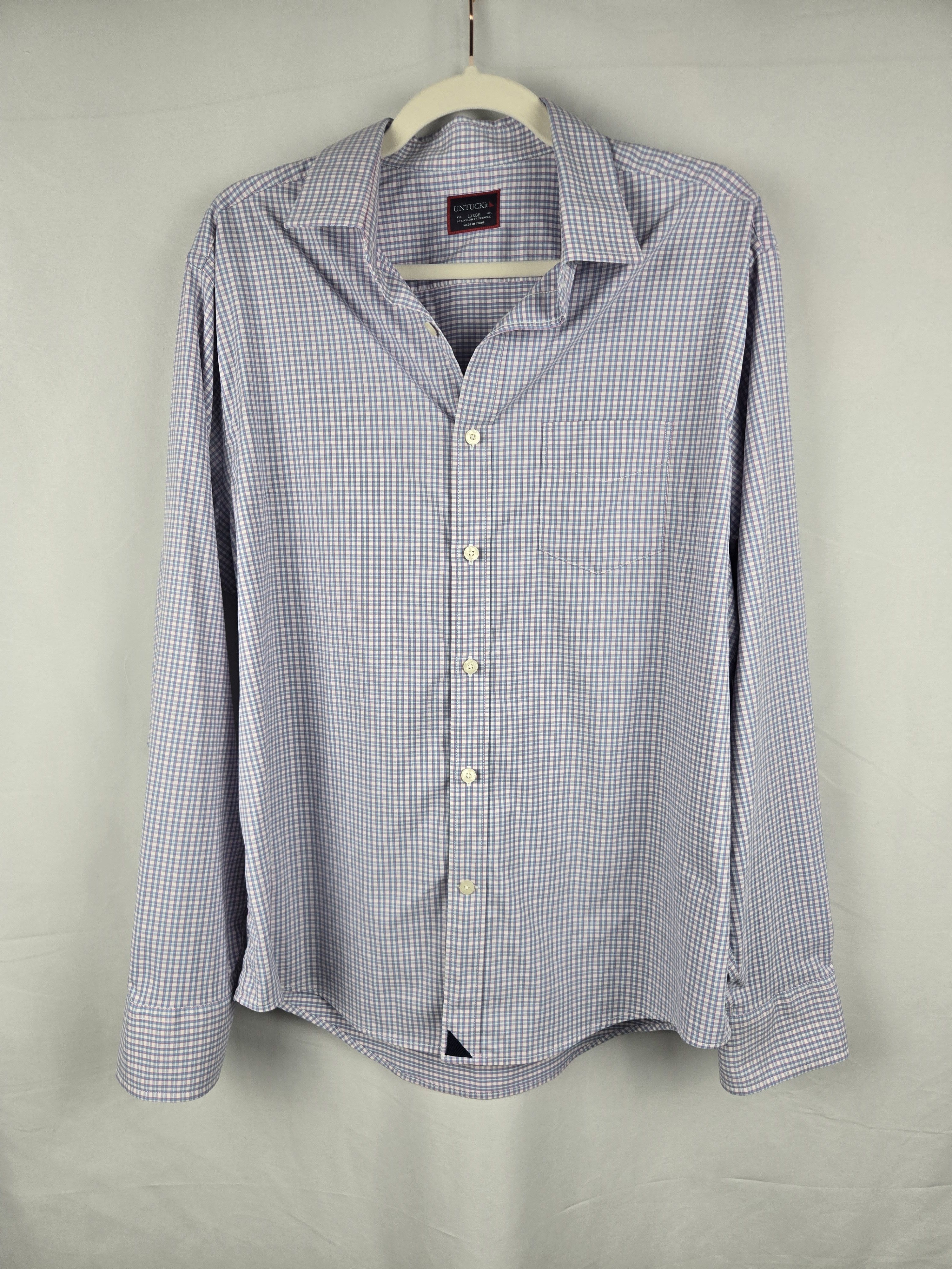 UNTUCKit Classic Springtime UnTuckit long-sleeved button down shirt Size US L / EU 52-54 / 3 - 1 Thumbnail